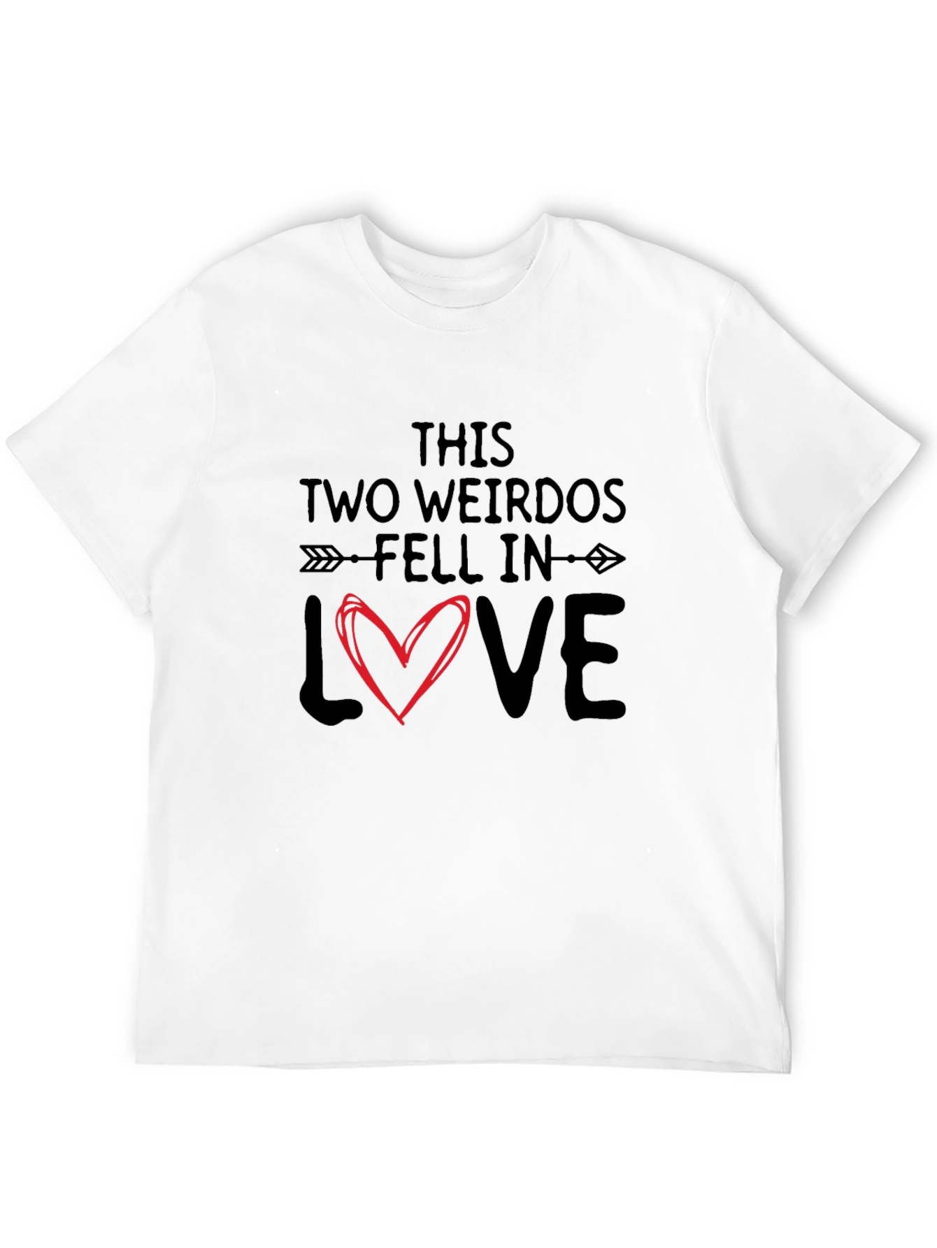 Two Weirdos in Love Graphic T-Shirt