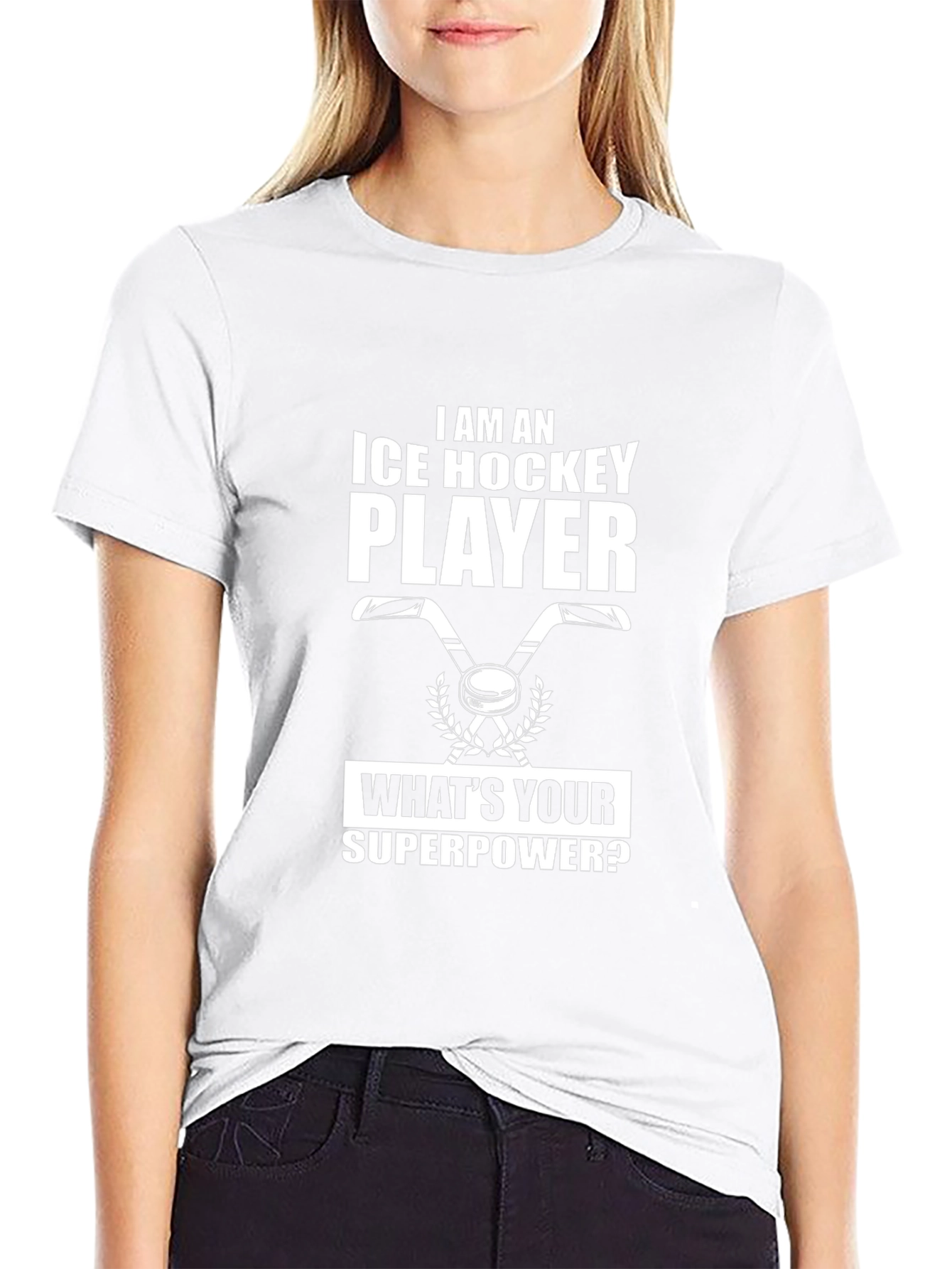 Ice Hockey Player T-Shirt - Whats Your Superpower?