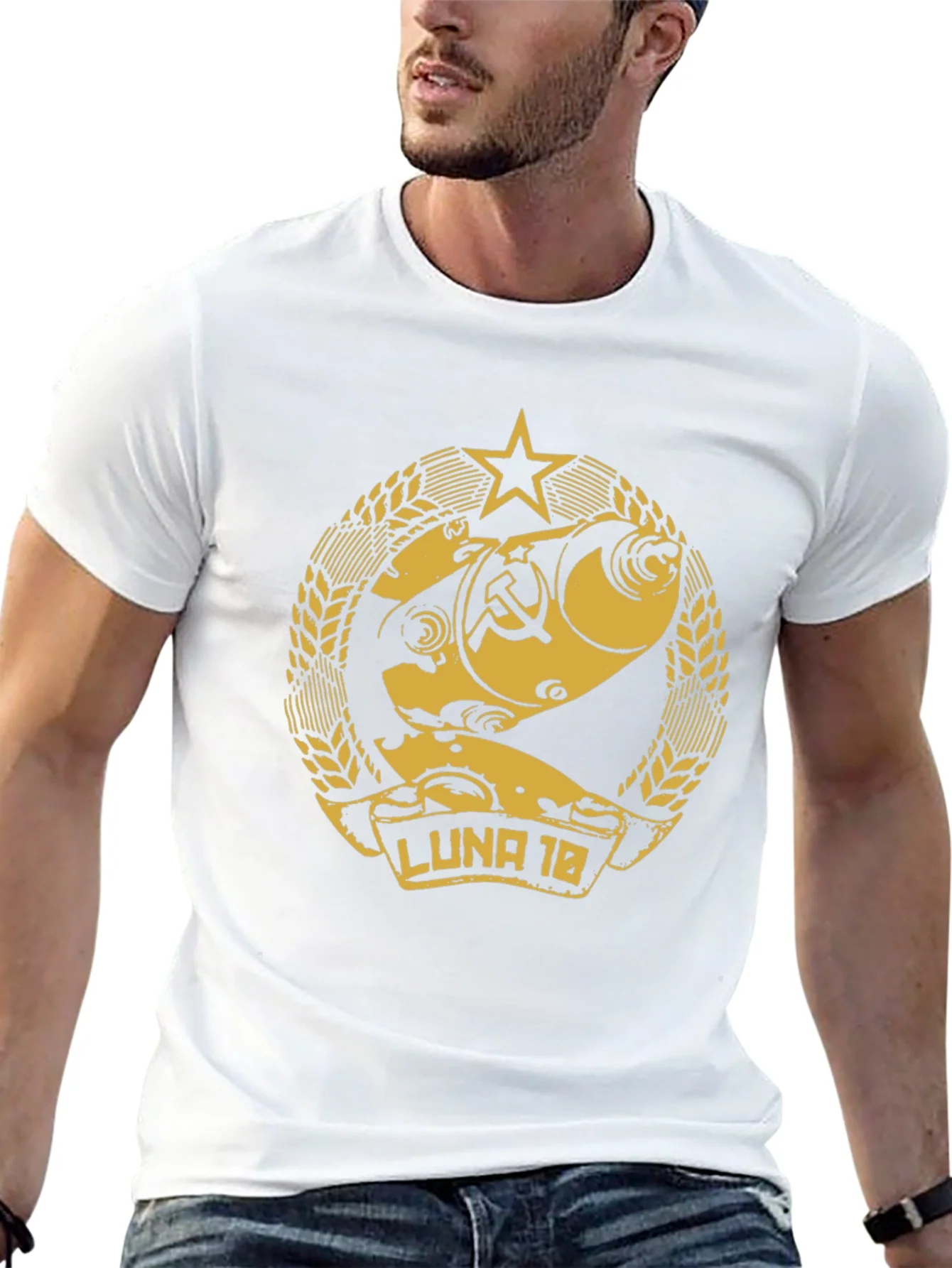 Luna 18 Soviet Space Program Graphic T-Shirt