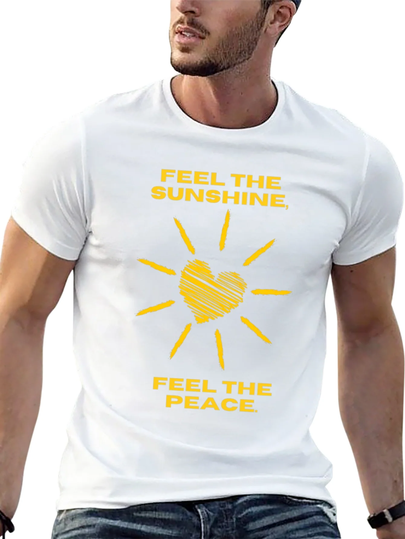 Feel the Sunshine Graphic T-Shirt - Relaxed Fit