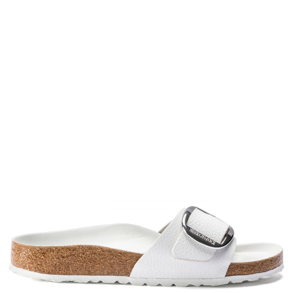 Birkenstock Women's Madrid Big Buckle Leather in White