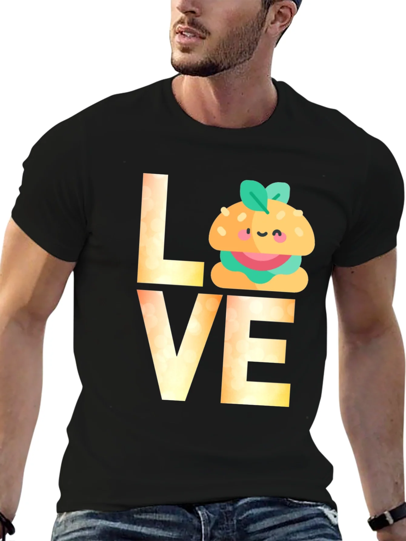 Love Vegan Burger T-Shirt