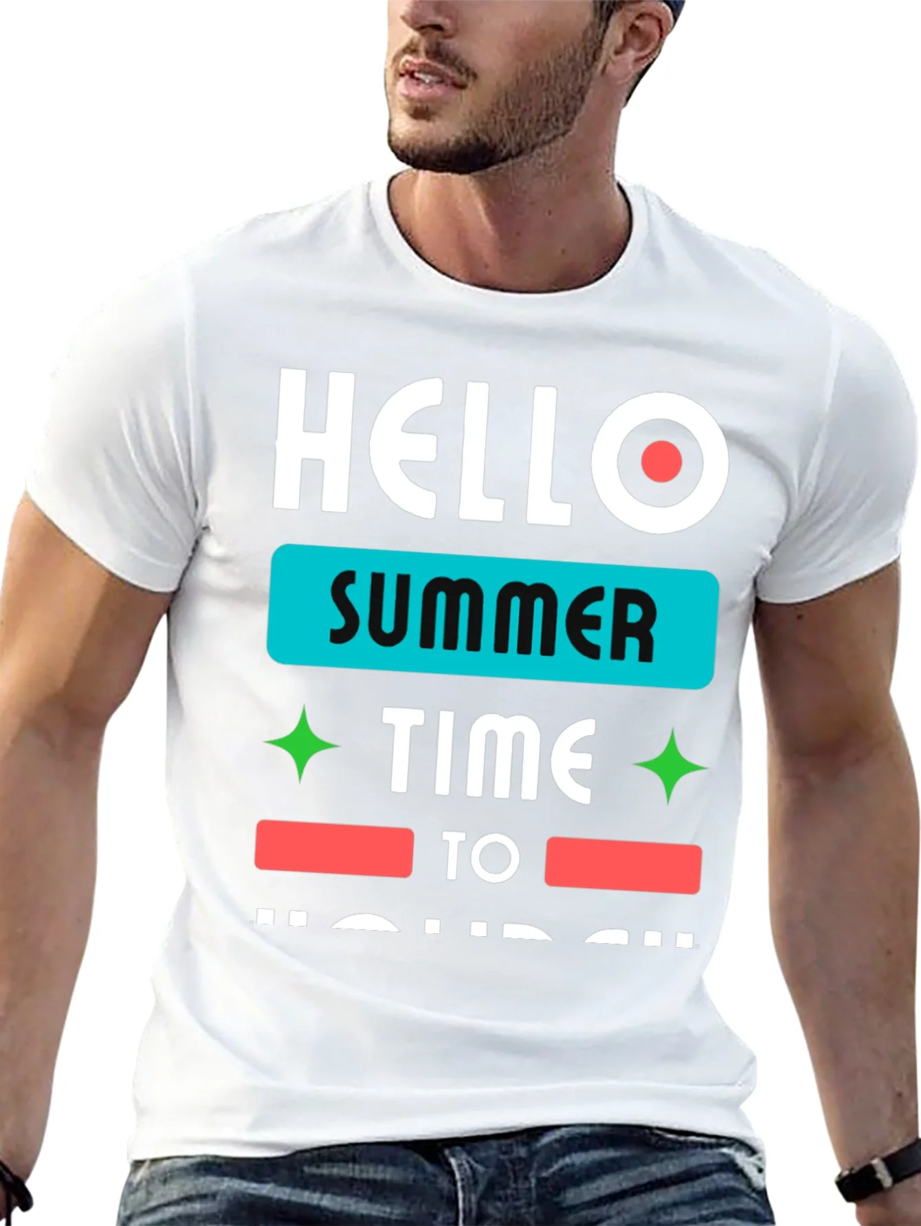 Hello Summer Time To Holiday T-Shirt
