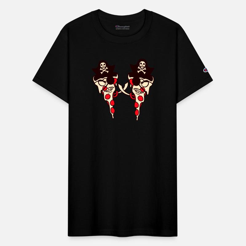2 Evil Fast Food Pizza Pirates Duel Eye Patch Cool