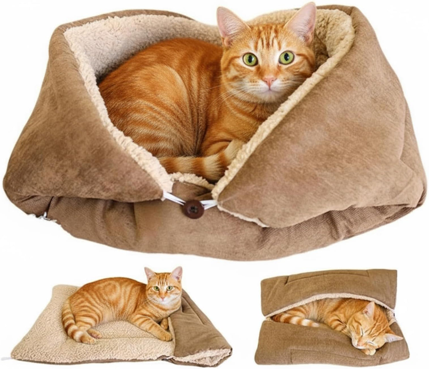 2025 Pet Bed, Cat Bed, Dog Bed, 4-Way Switchable, - Premium Quality