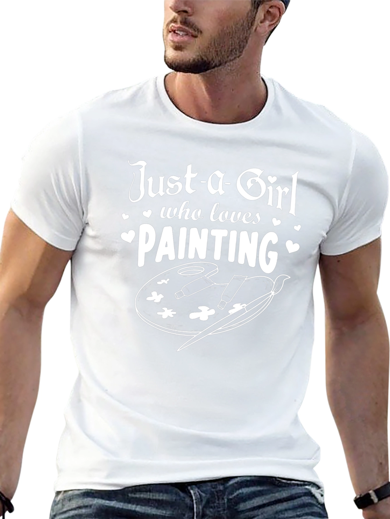 Just a Girl Who Loves Painting T-Shirt