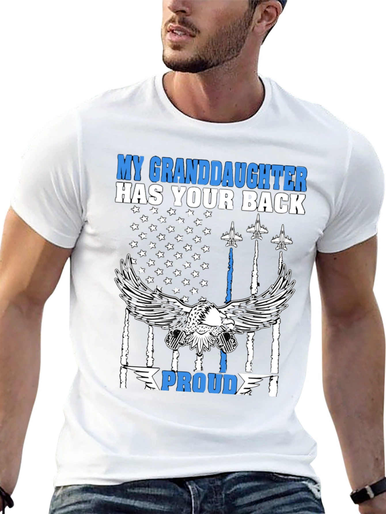 My Granddaughter Has Your Back T-Shirt