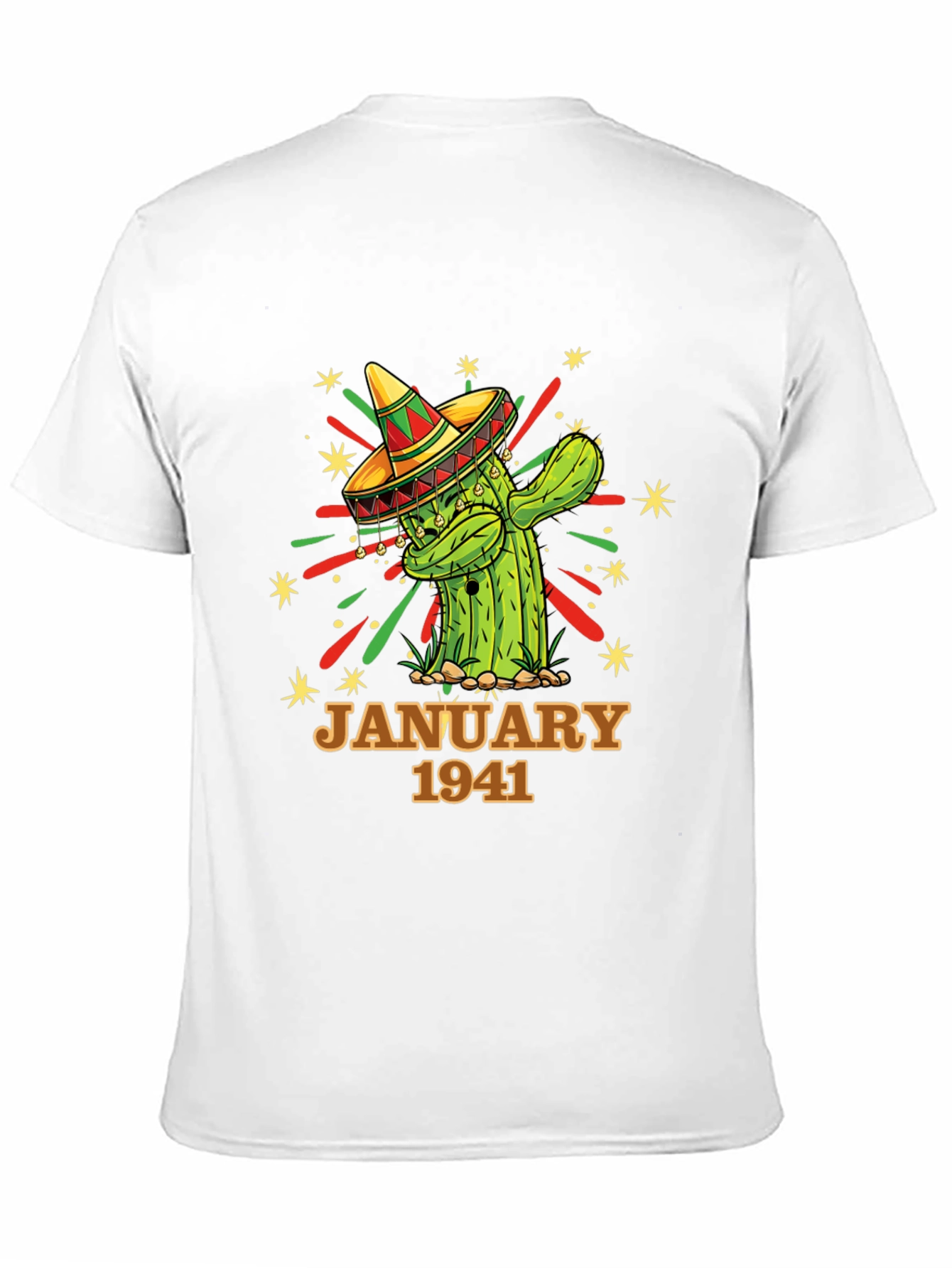 January 1941 Cactus Sombrero Graphic Tee