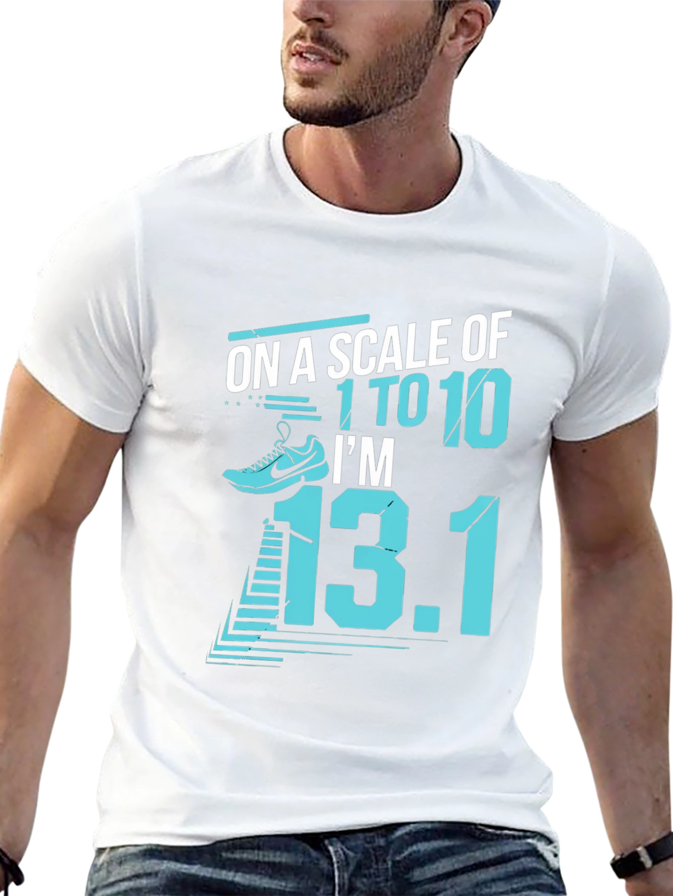 Runners 13.1 Half Marathon T-Shirt - Black