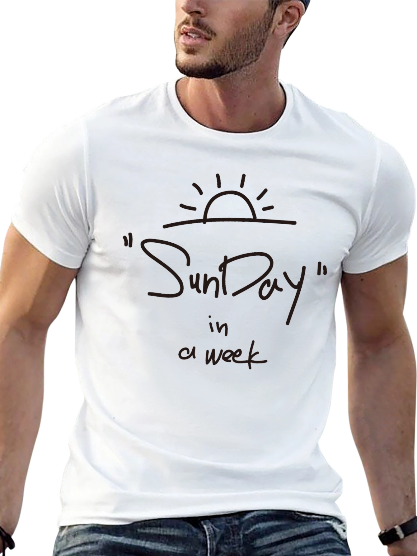Sunday in a Week Graphic T-Shirt