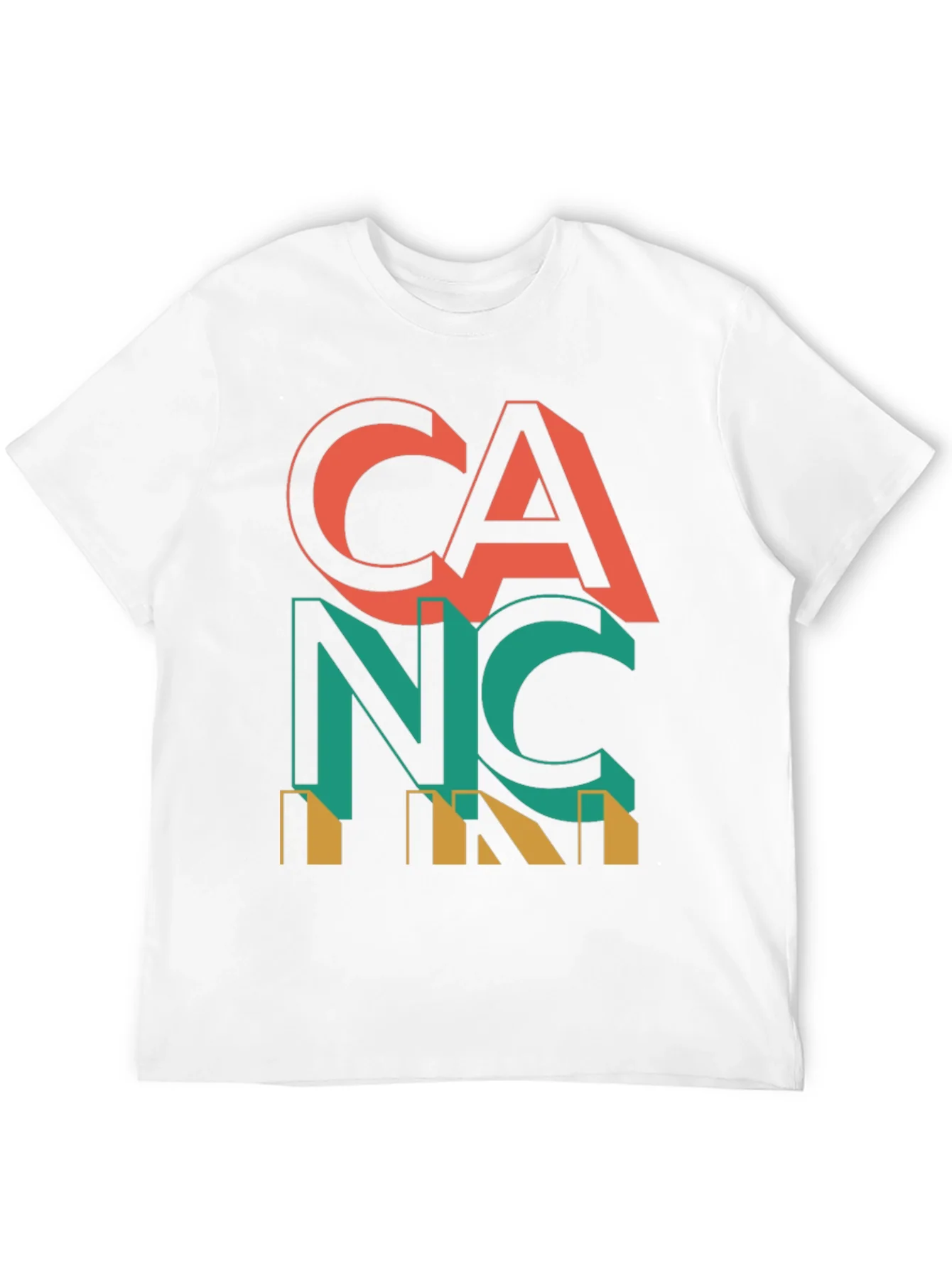 Retro Cancun Graphic T-Shirt - Black