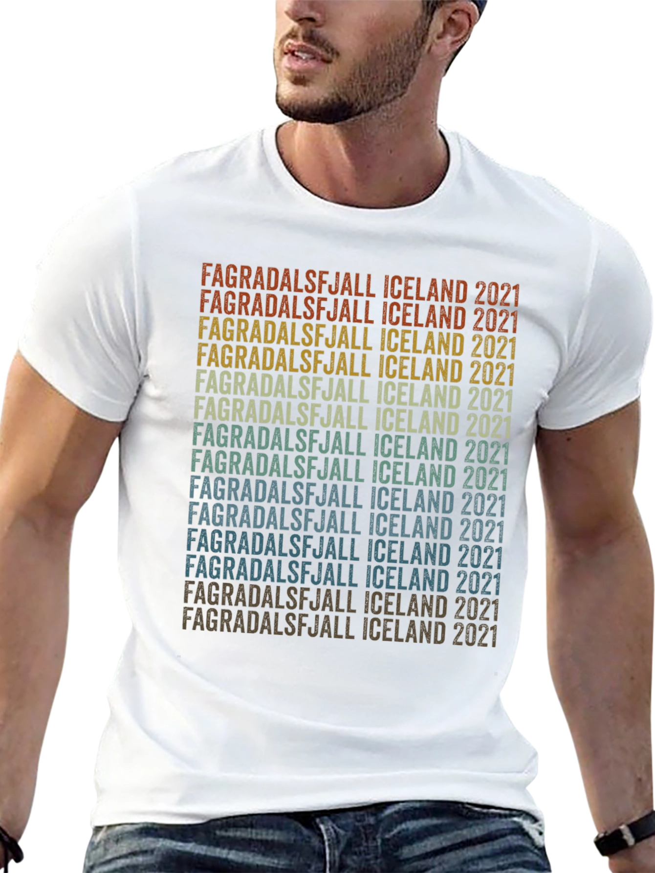 Fagradalsfjall Iceland 2021 Graphic Tee