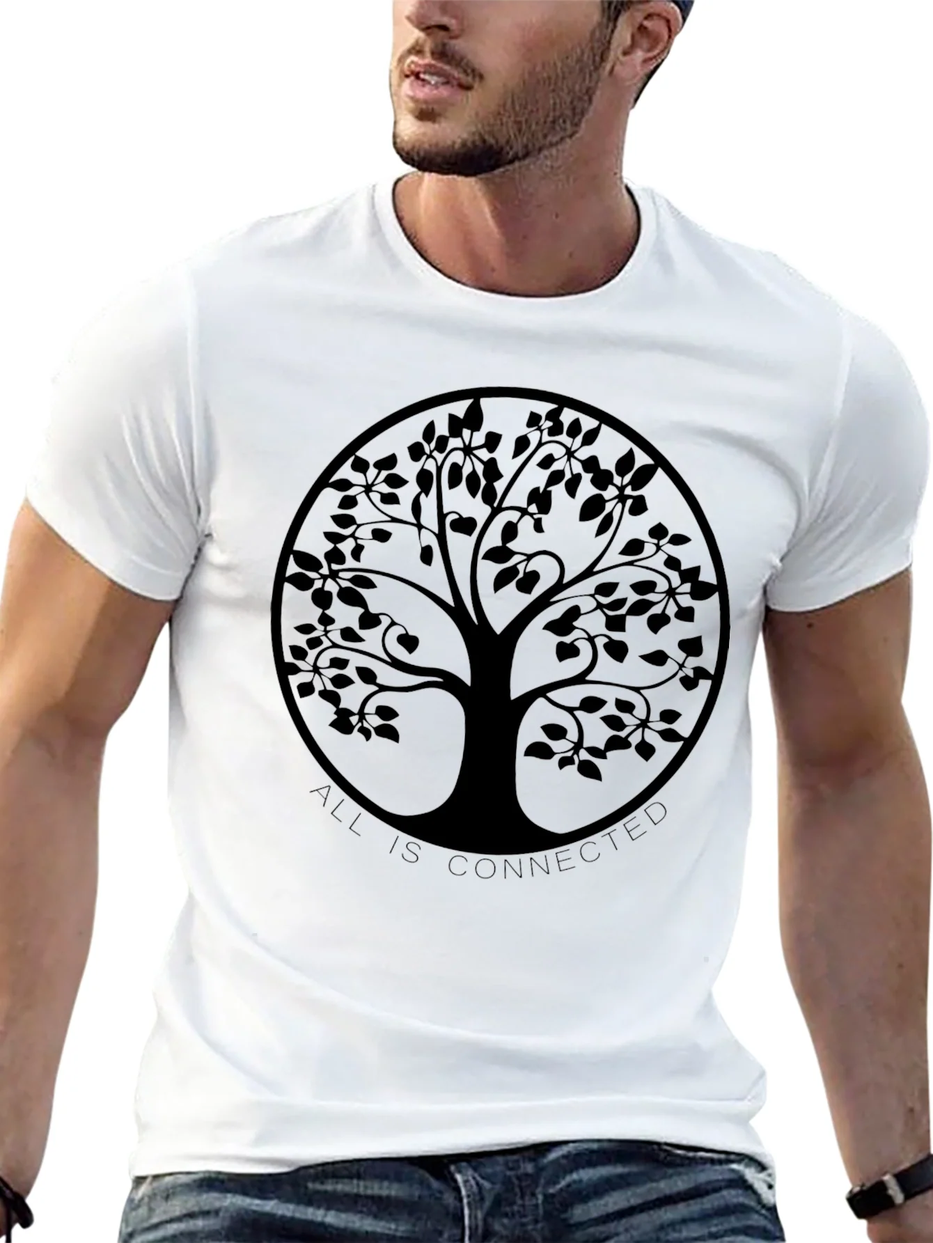 Connected Tree Graphic T-Shirt