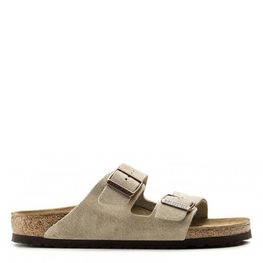 Birkenstock Arizona Suede Leather in Taupe
