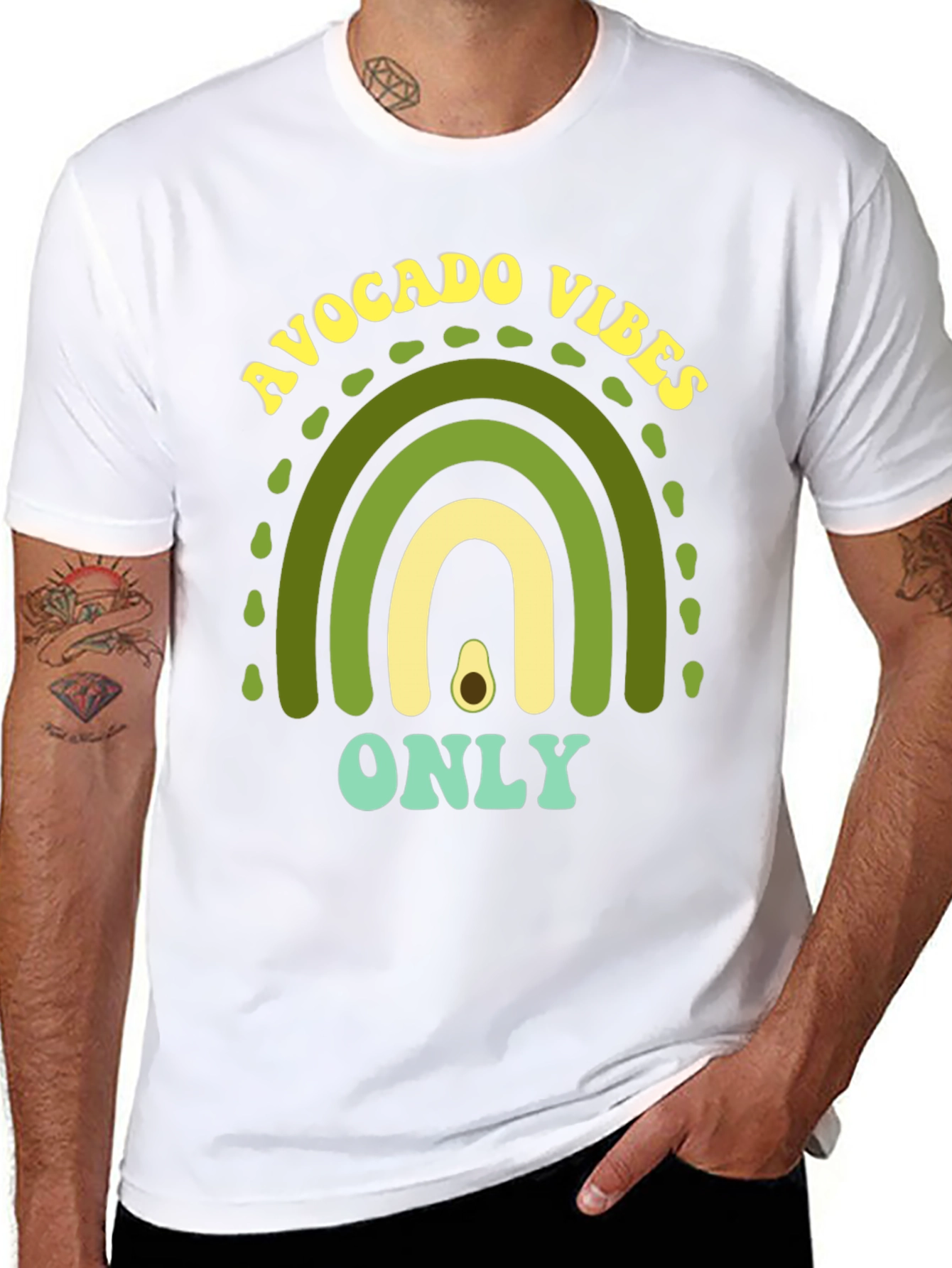 Avocado Vibes Only Graphic Tee