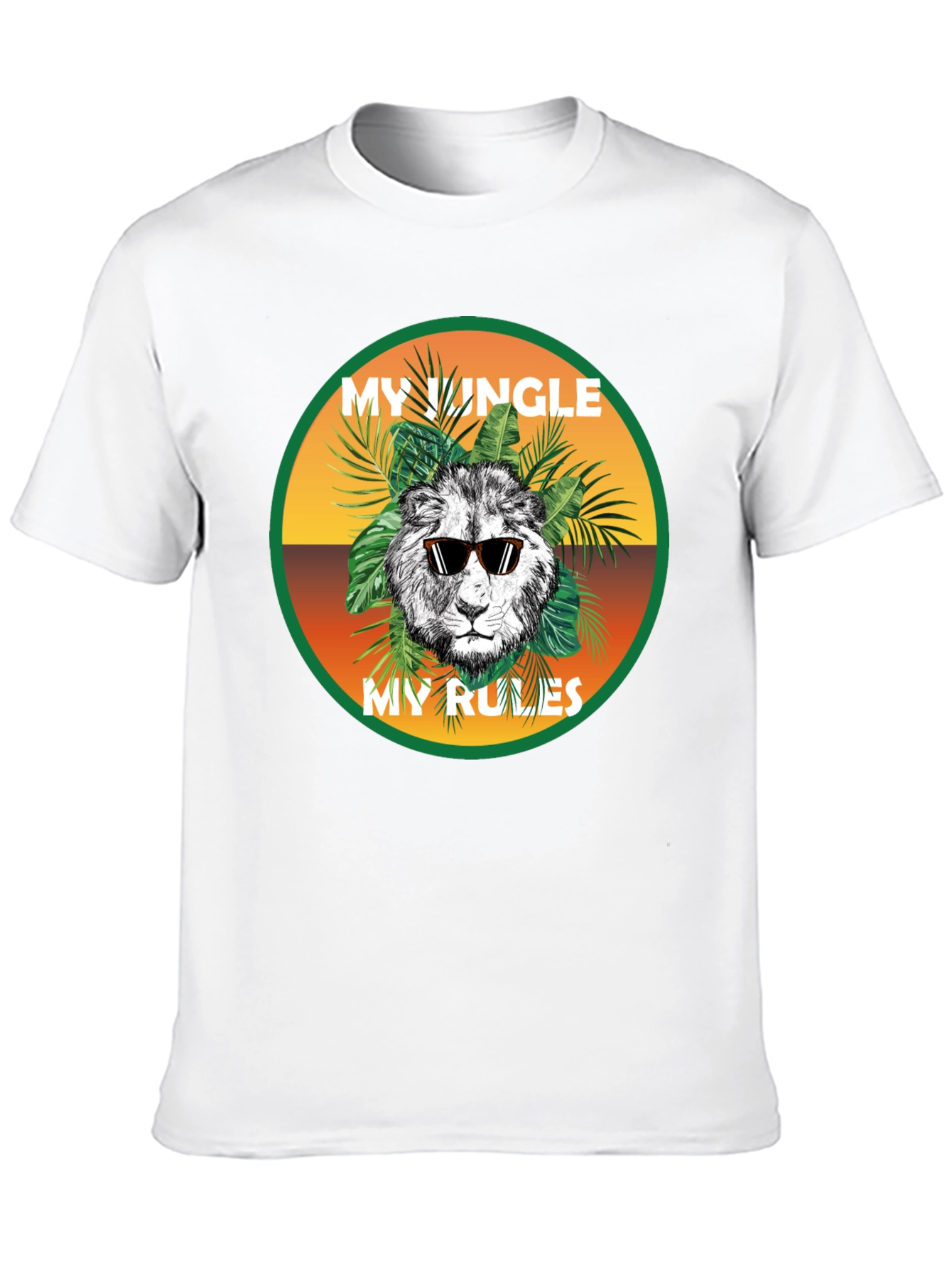 My Jungle My Rules Lion Graphic Tee