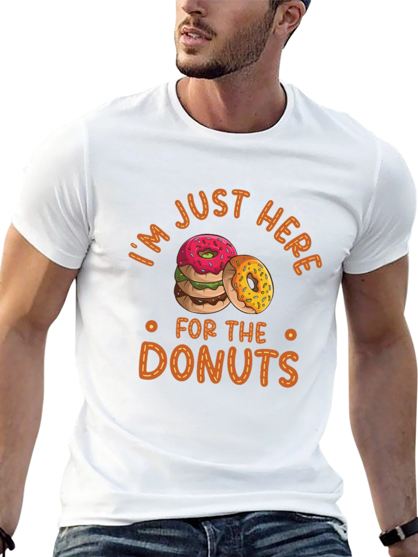 Im Just Here for the Donuts T-Shirt