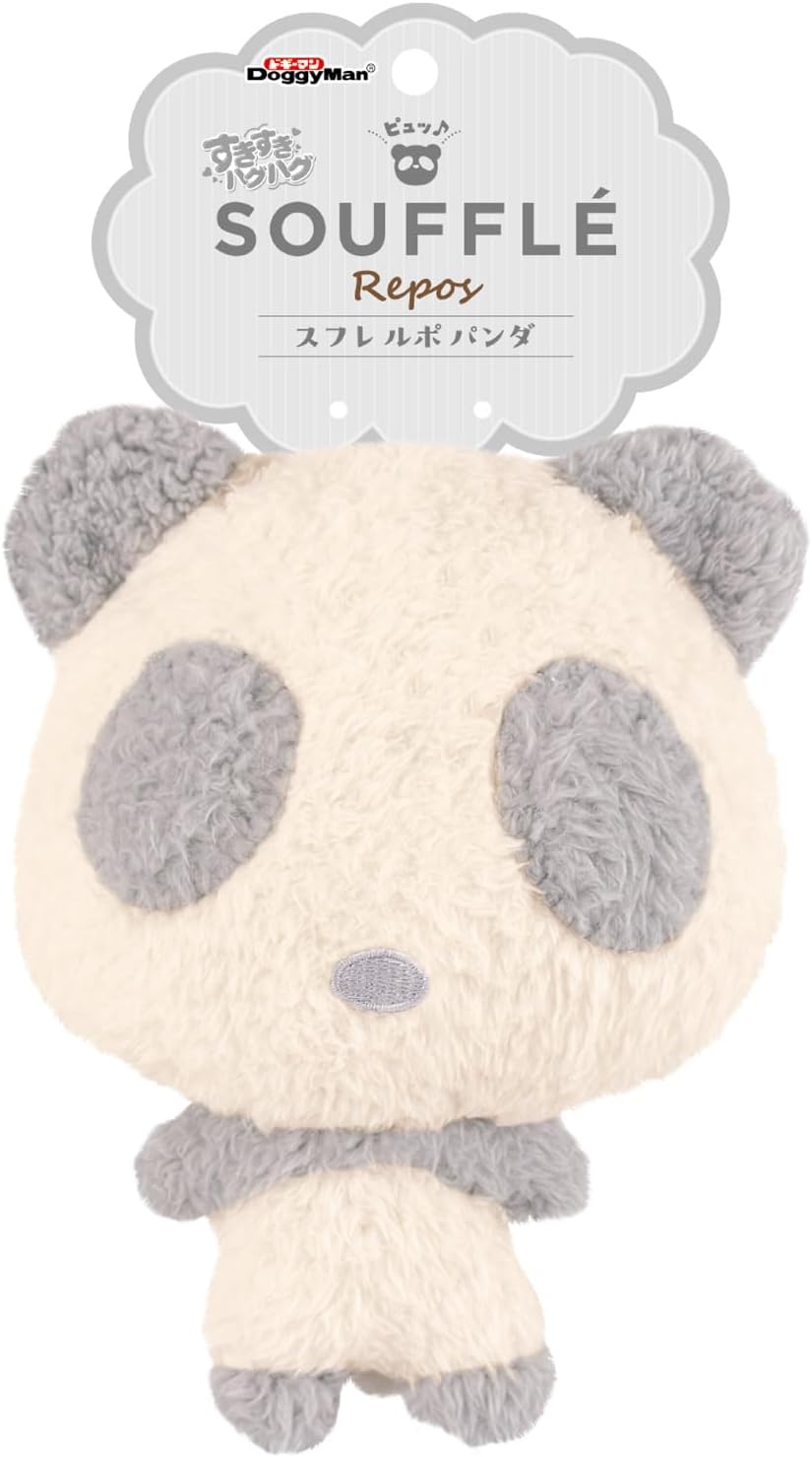 Doggyman Plow Hug Hug Souffle Lupo Panda Dog Toy
