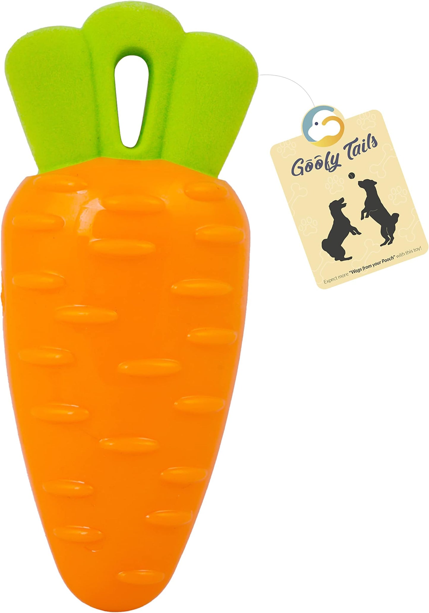 Dog Toys, Veggie Series Carrot Squeaky Chew Toys for Dogs & Puppies, Squeaky Toys for Dogs, Small & Medium Breeds