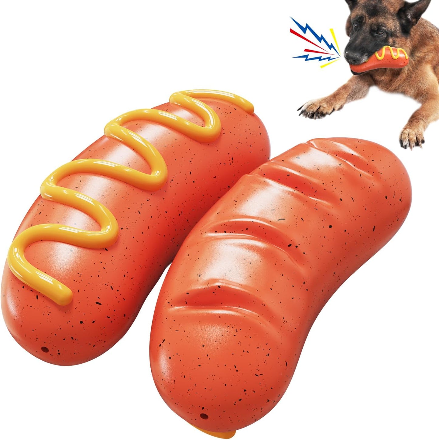 Dog Toy: Durable Chew Toy for Stress Relief and Training - Sounding Dog Chew Toy, Durable, Suitable for Large and Medium Dogs, Helps with Lack of Exercise - Food Grade TPR Material (Suitable