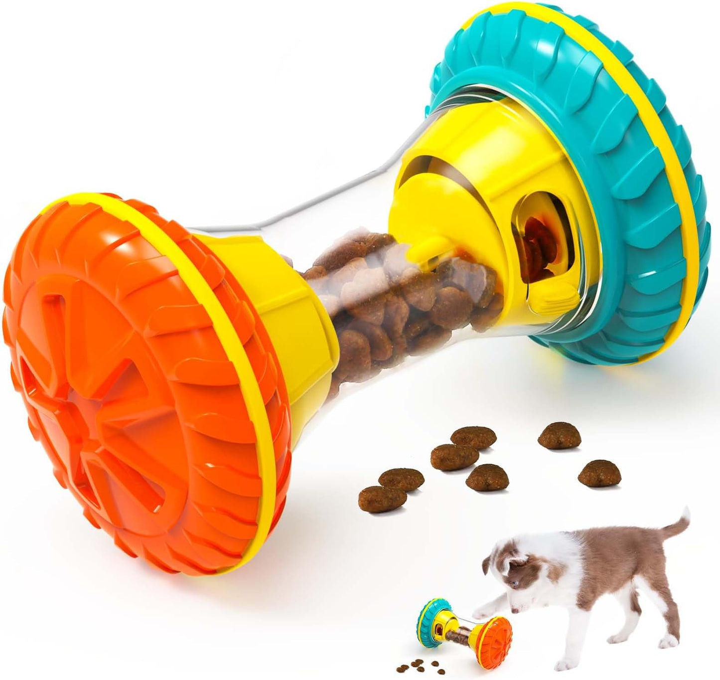 MateeyLife Dog Educational Toy, 2-in-1, Dog Toy, Sturdy Treats Vending Machine & Fast Eating Prevention Ball, Pet Play Alone, Relieves Boredom, Mental Stimulation, Educational Toy for Dogs