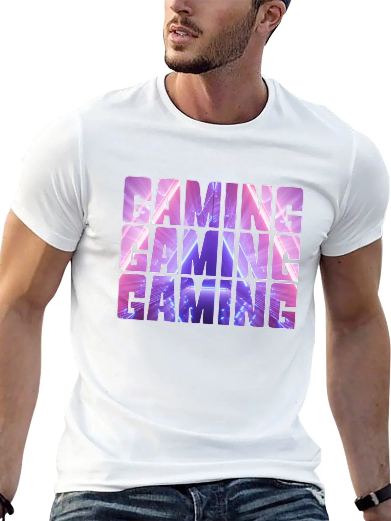 Gaming T-Shirt - Neon Design