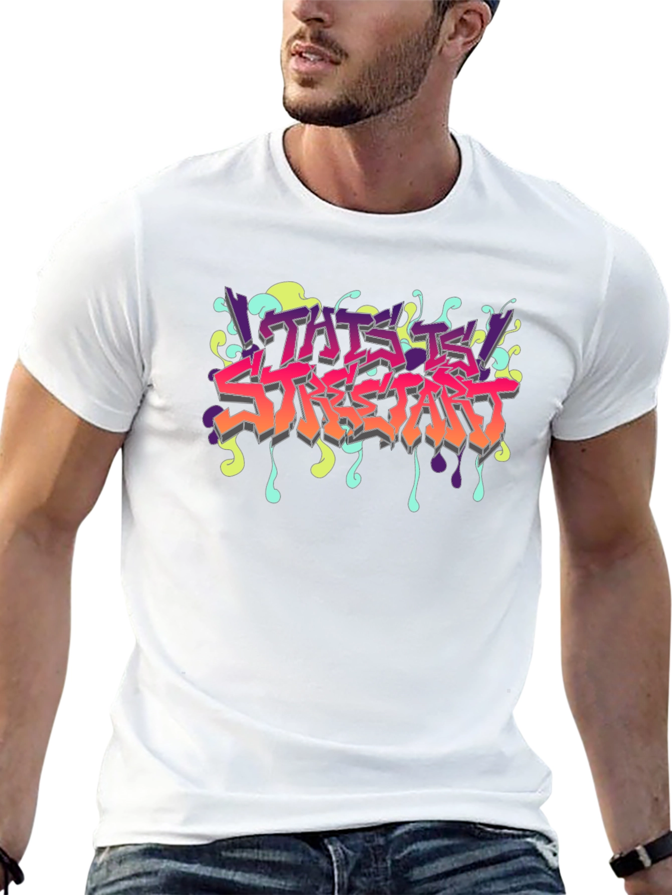This Is Streetart Black Graphic Tee