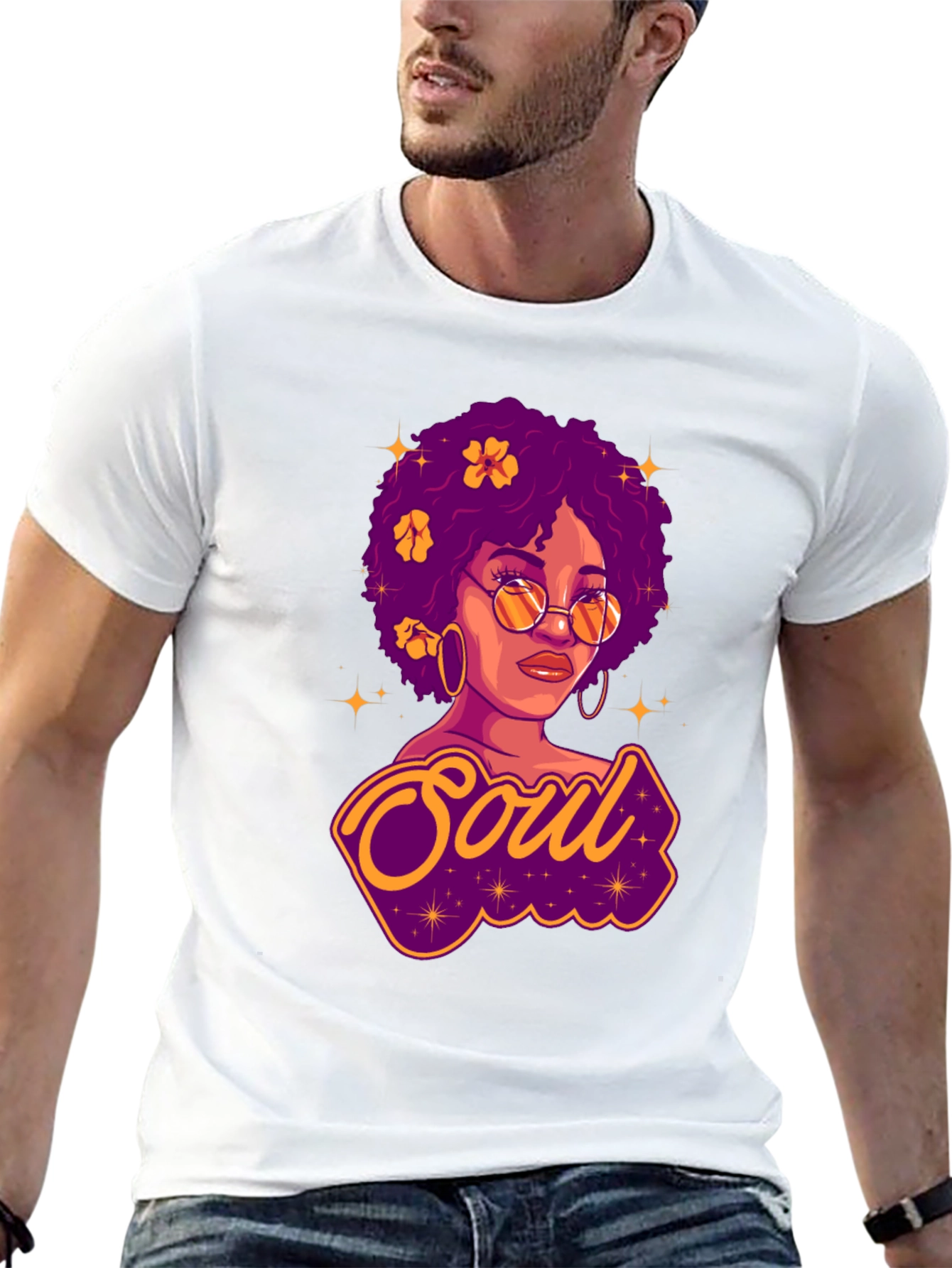 Soul Woman Graphic Print T-Shirt