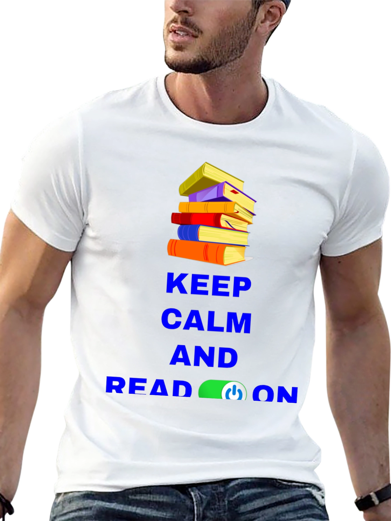 Keep Calm and Read On T-Shirt
