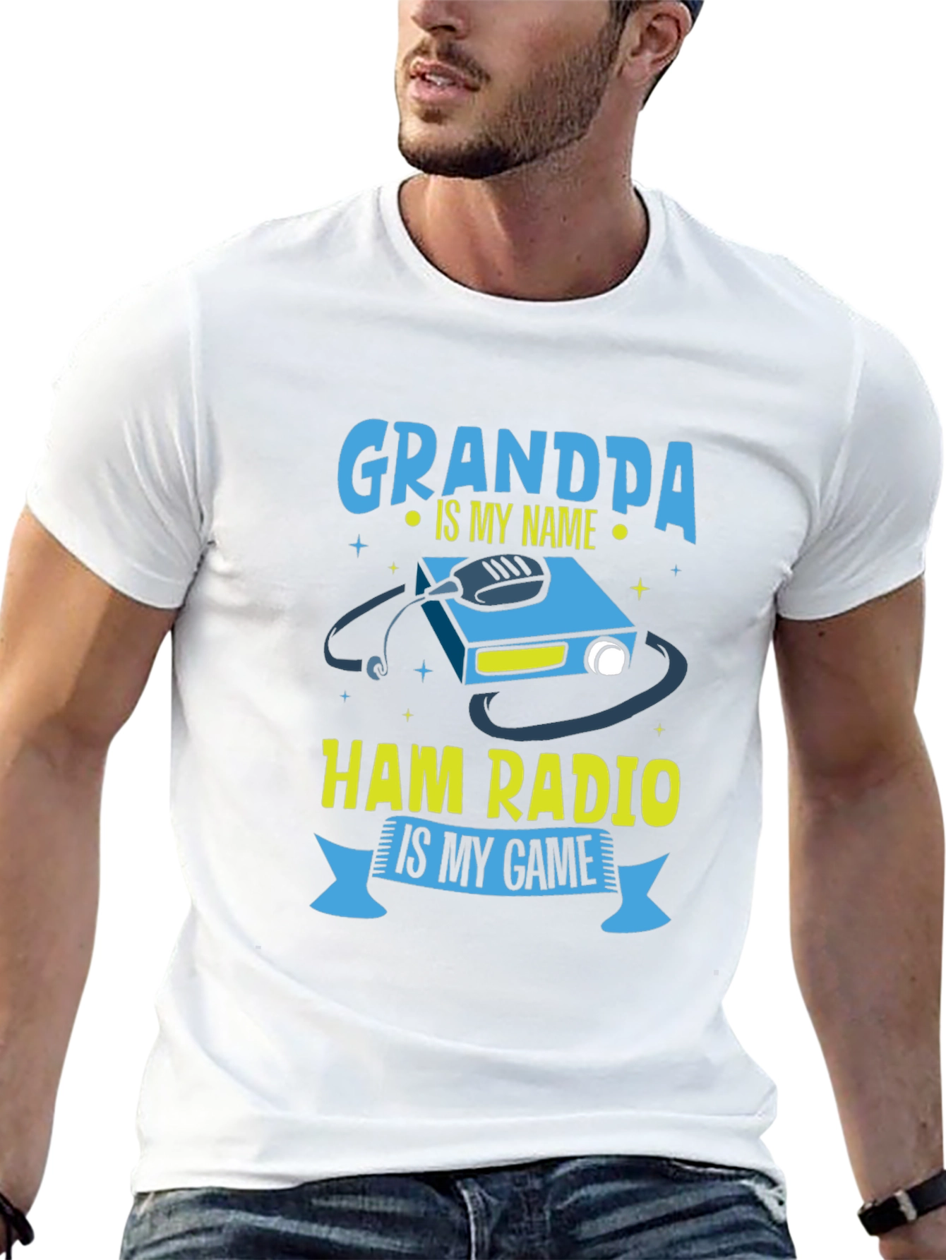 Grandpa Ham Radio T-Shirt - Hobbyist Apparel