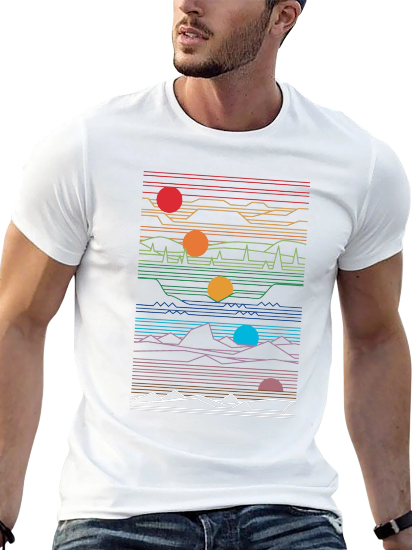 Retro Synthwave Graphic Tee - Black