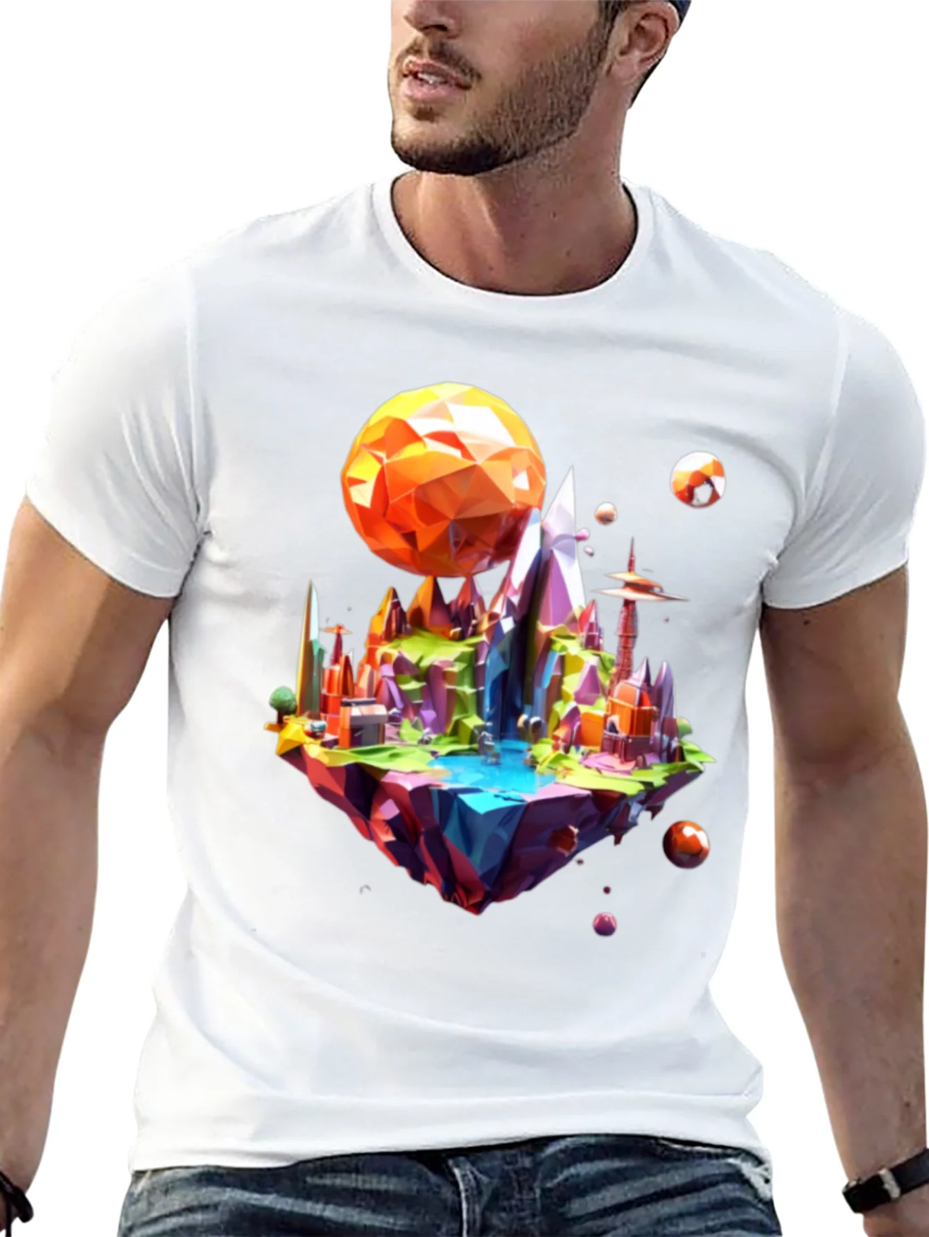 Geometric Island T-Shirt