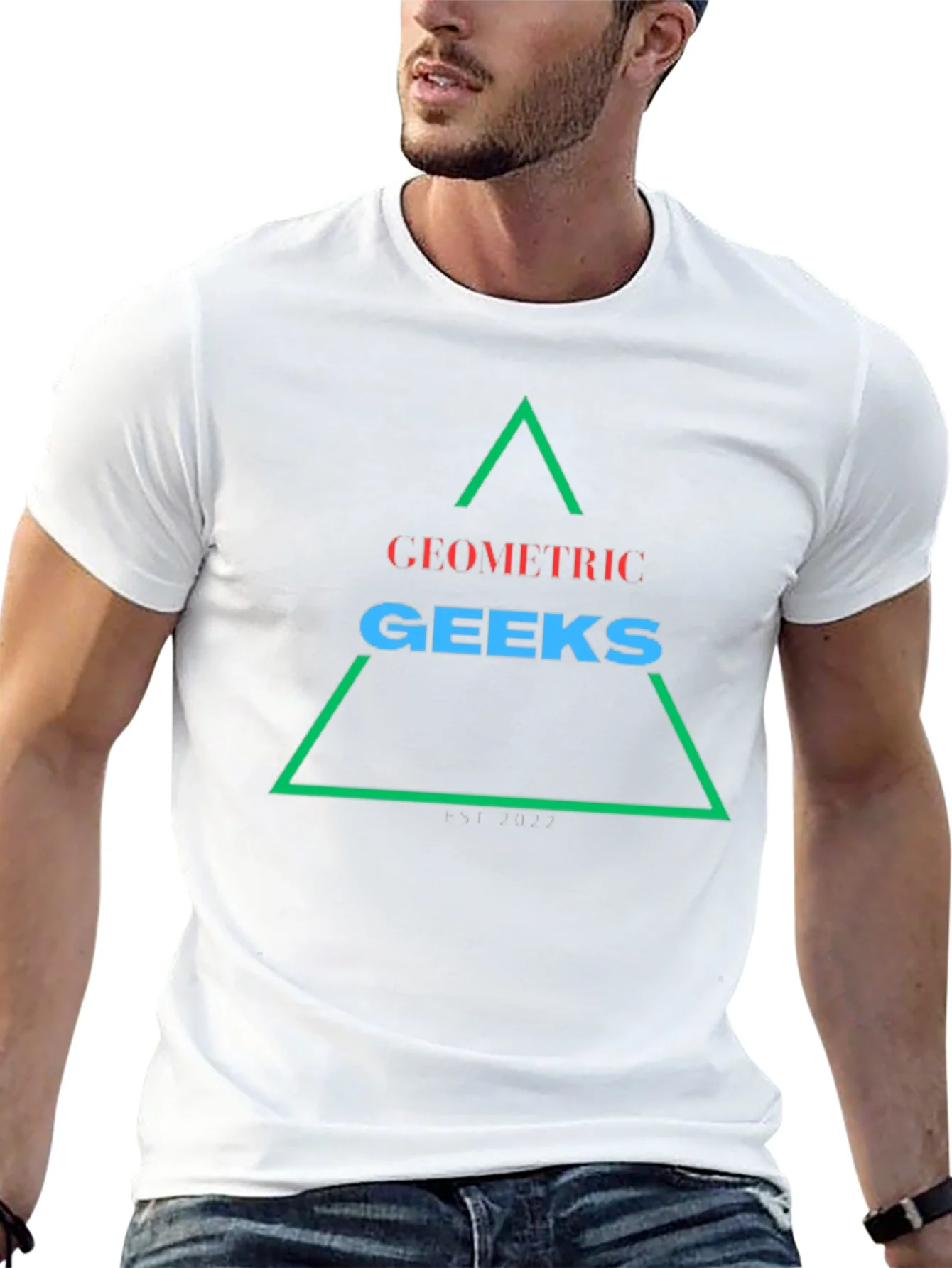 Geometric Geeks T-Shirt: Modern Style