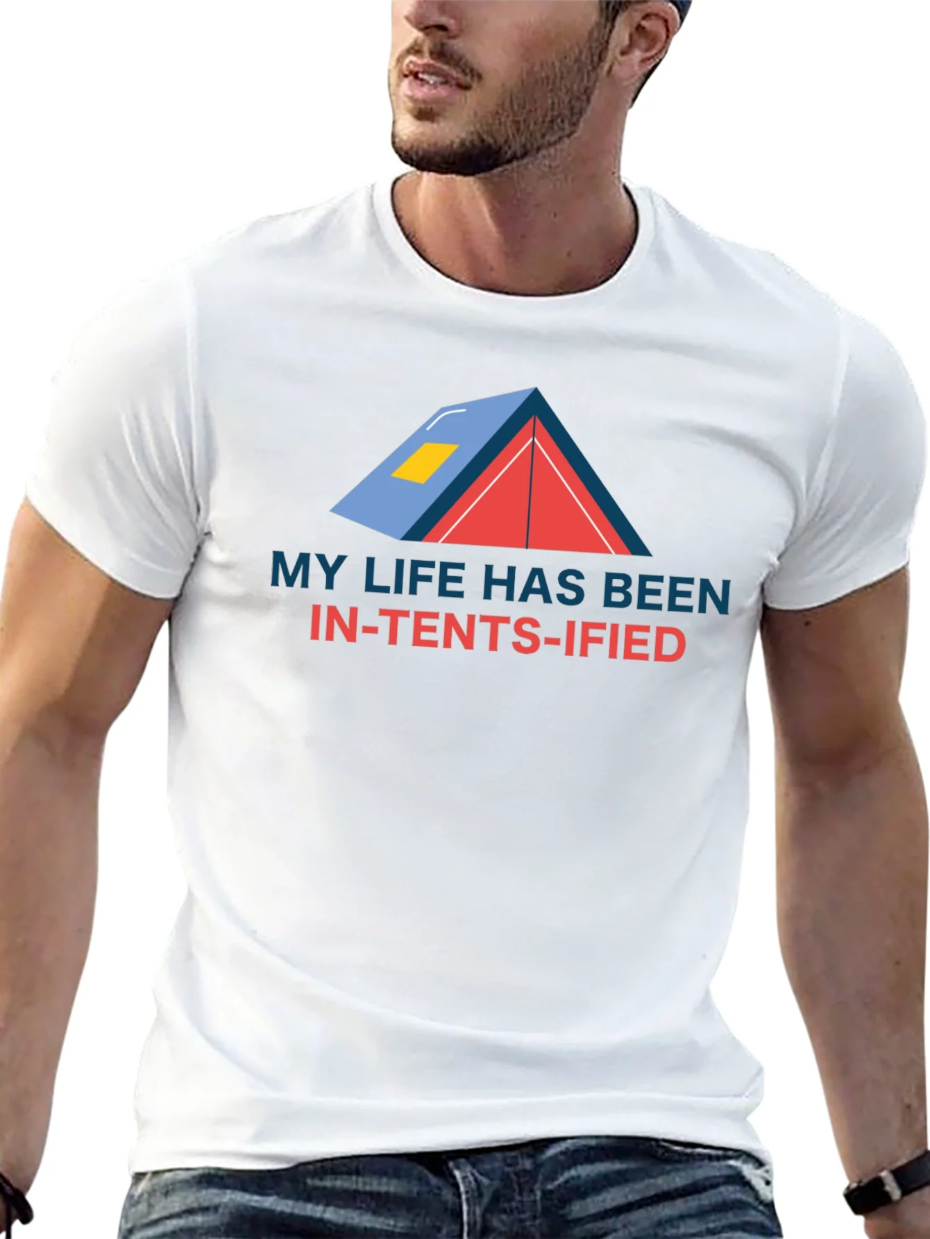 Funny Camping T-Shirt - In-Tents-ified