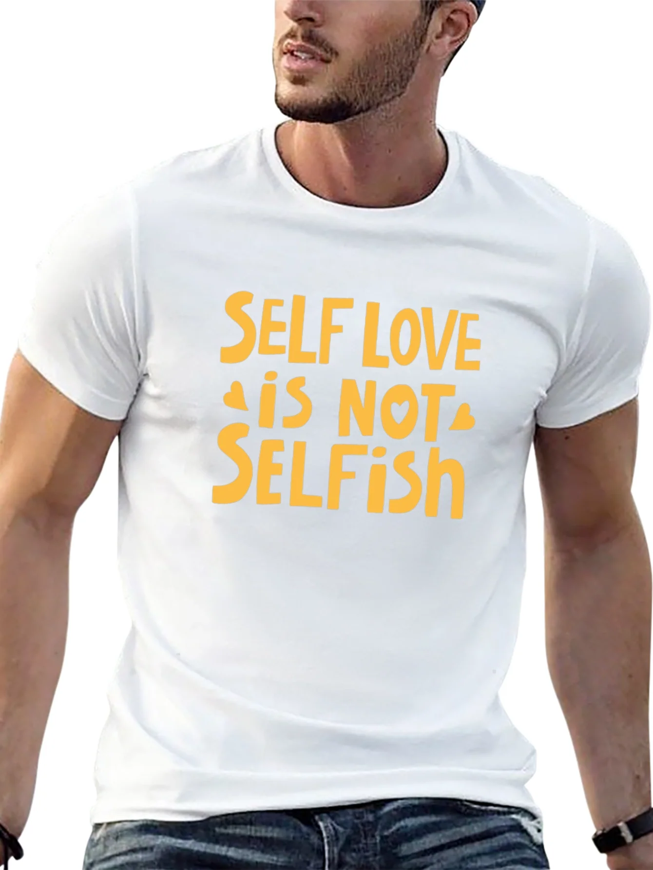 Self Love is Not Selfish T-Shirt - Black