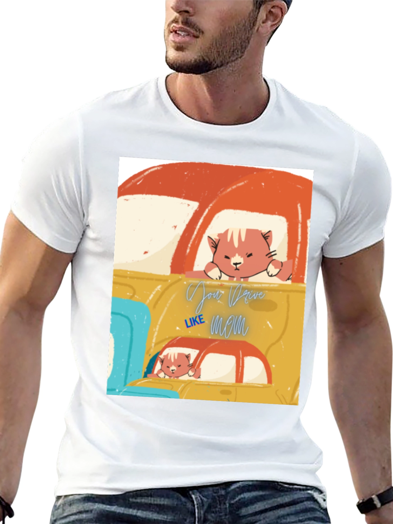 Cat Driver T-Shirt - Your Drive Like Mom