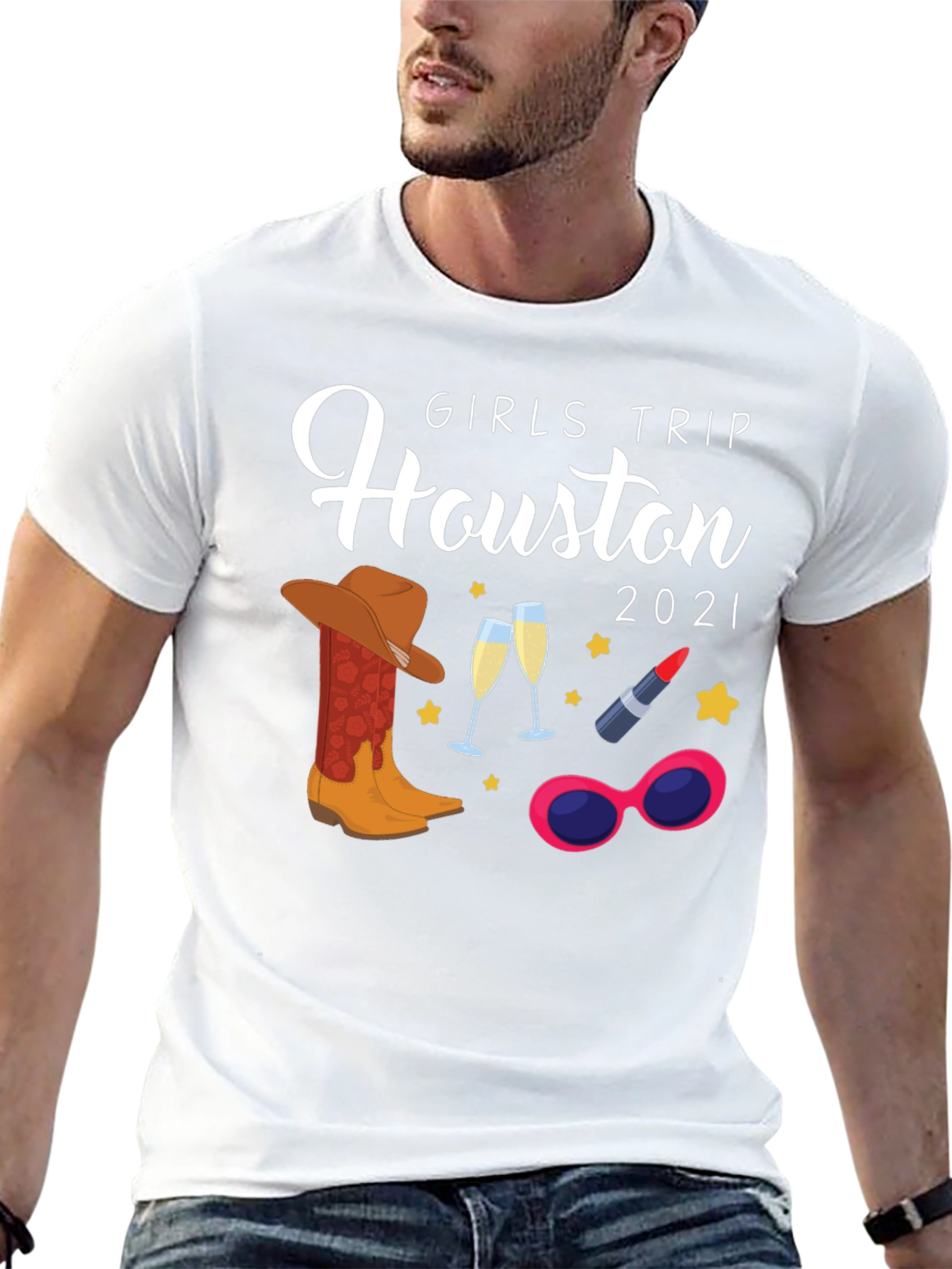 Girls Trip Houston 2021 T-Shirt Vacation Tee
