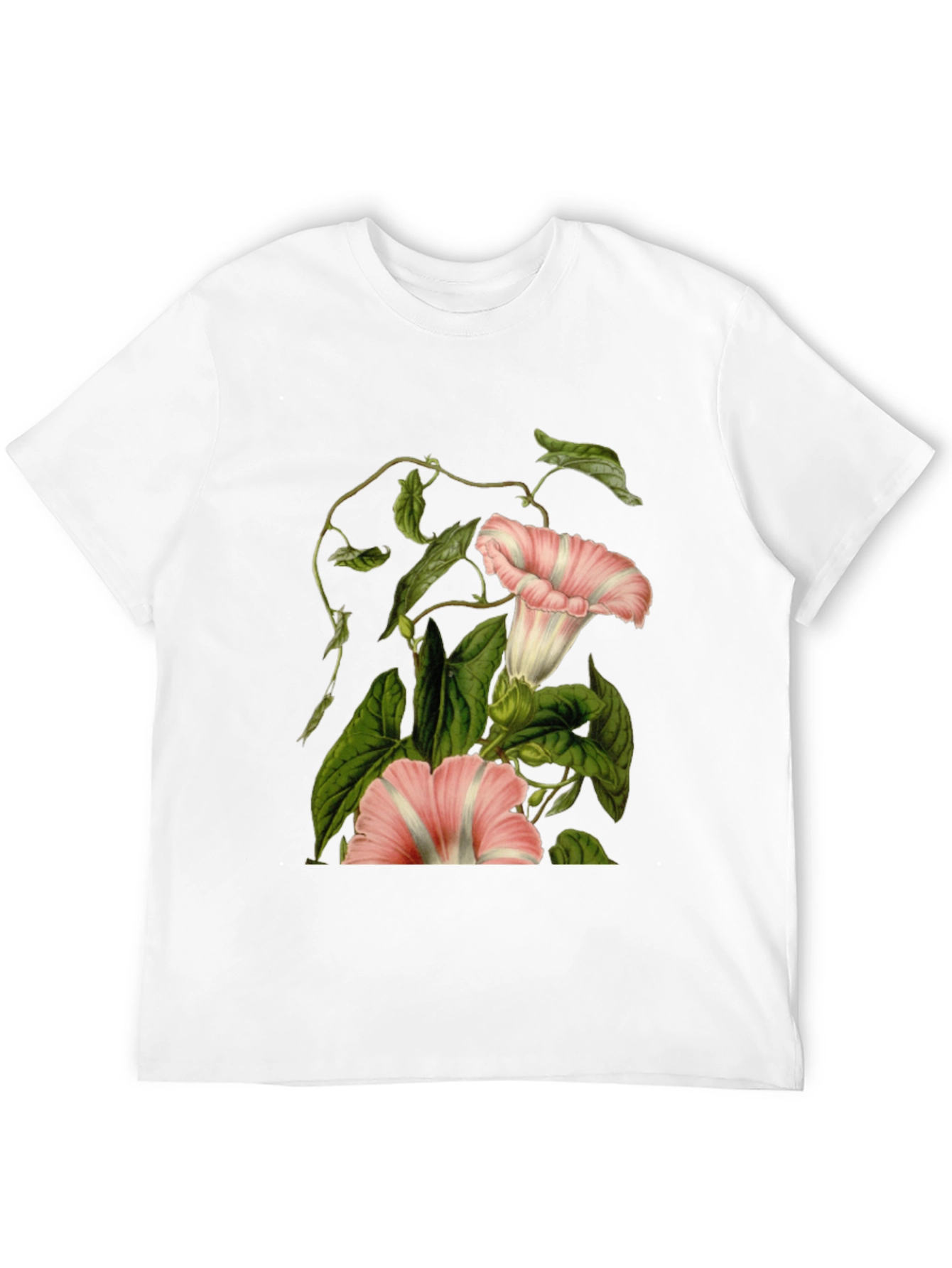 Floral Graphic Black T-Shirt
