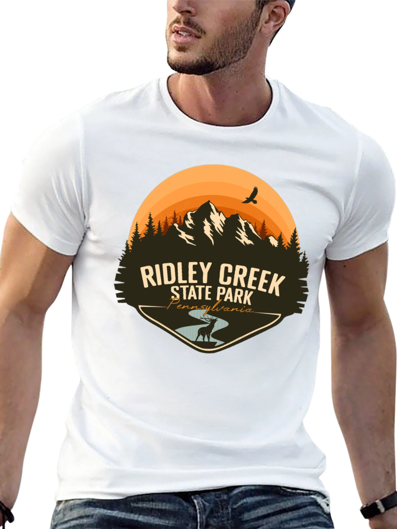 Ridley Creek State Park Black T-Shirt