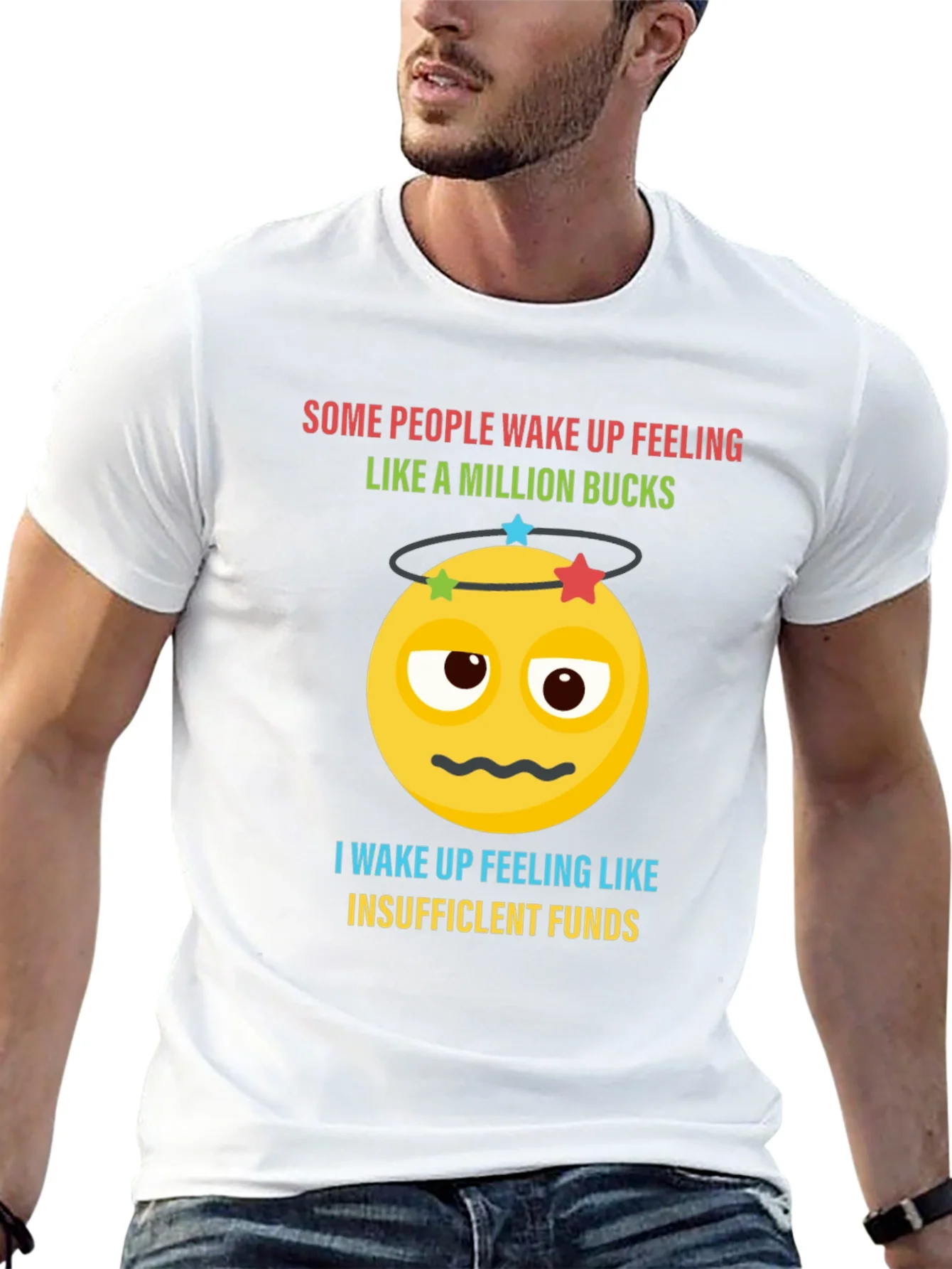 Funny Insufficient Funds Emoji T-Shirt