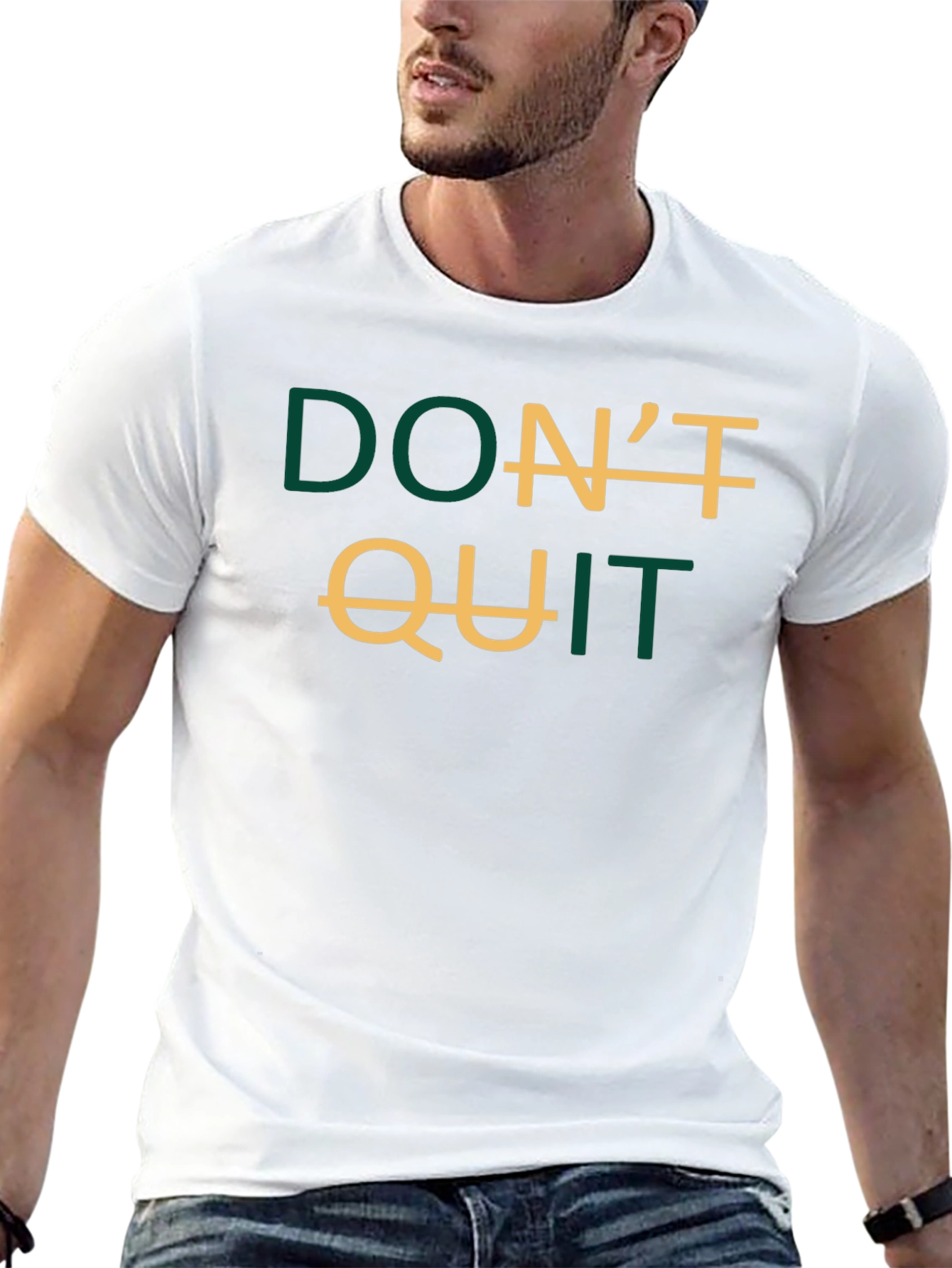 Inspirational Dont Quit Graphic T-Shirt
