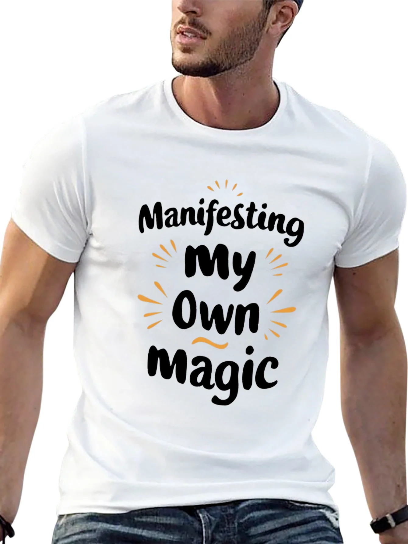 Manifesting My Own Magic Graphic Tee - Black