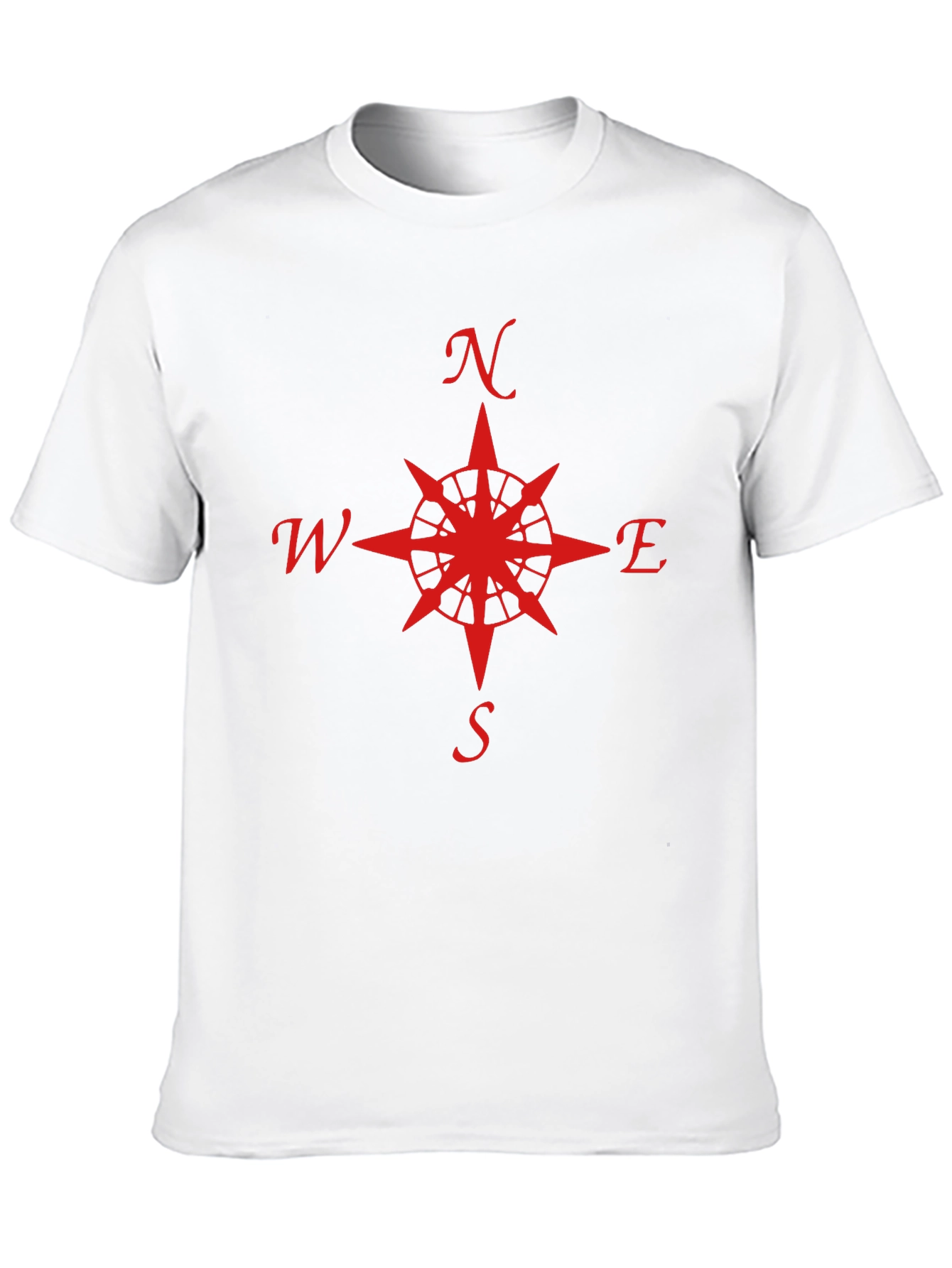 Compass Rose Graphic Tee - Classic Black T-Shirt