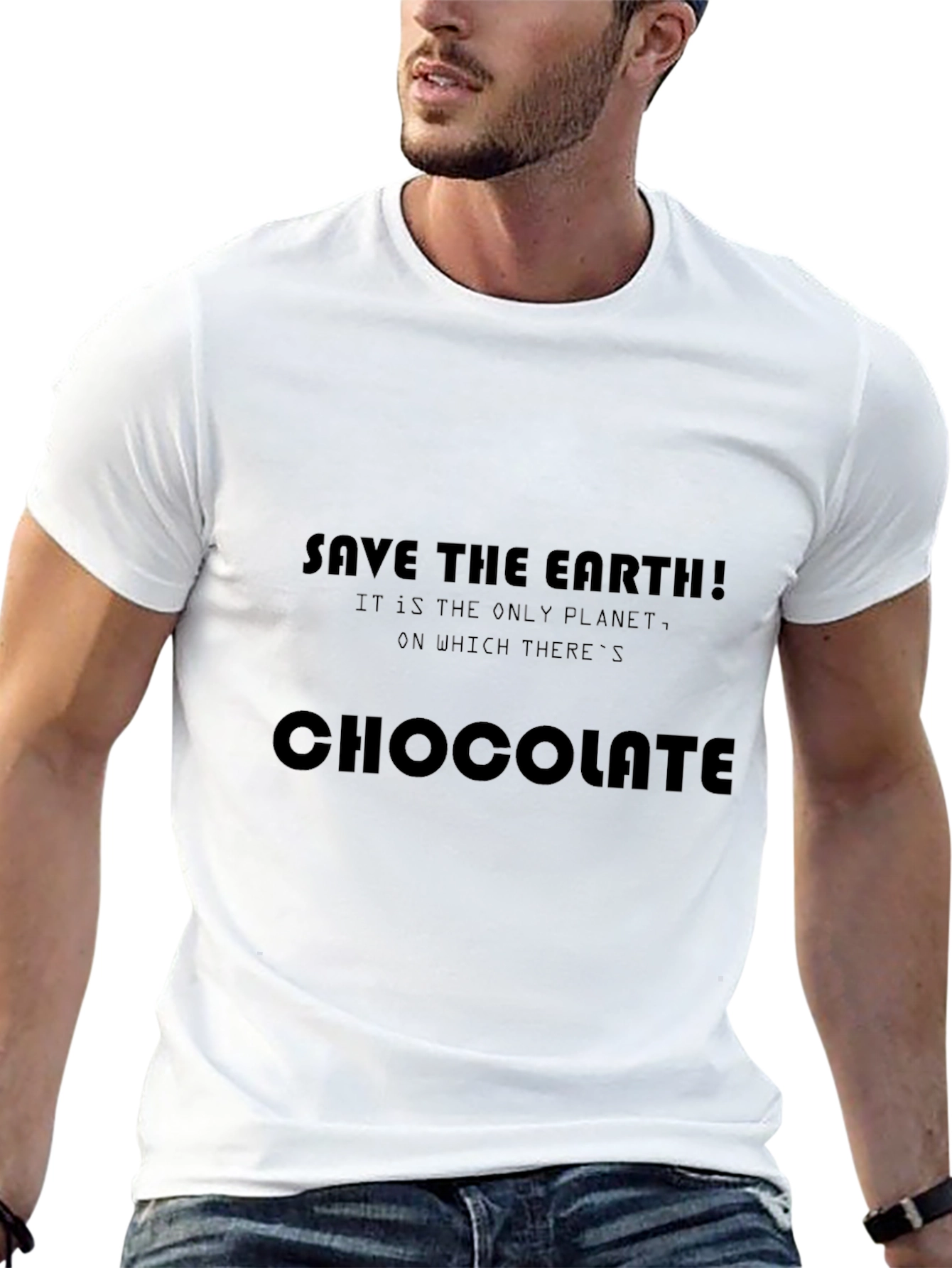 Save the Earth Chocolate T-Shirt