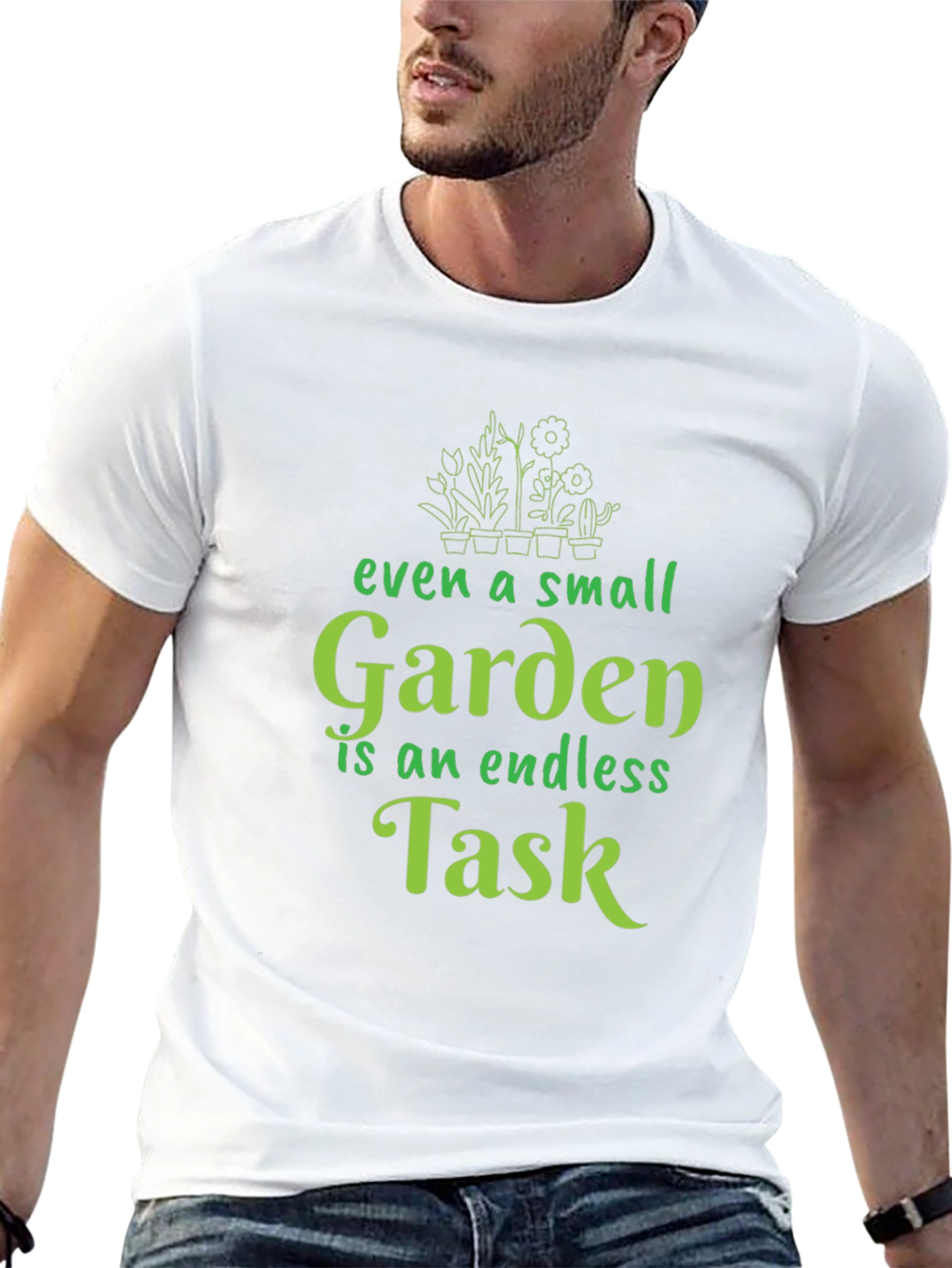 Gardening T-Shirt: Endless Task Design