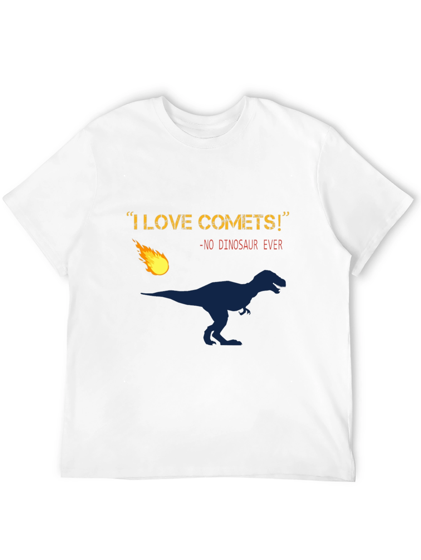 Funny Dinosaur Comet T-Shirt