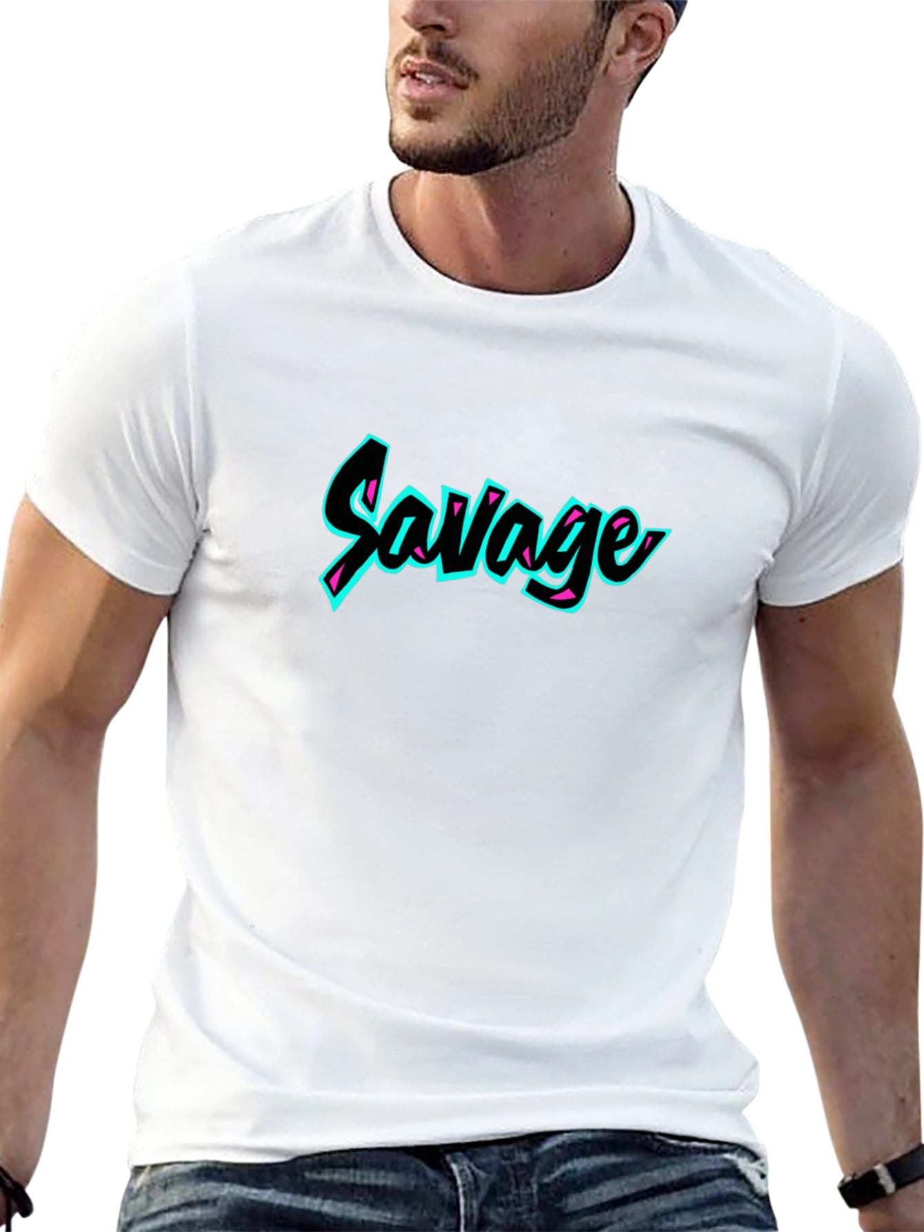 Savage Graphic Tee - Black