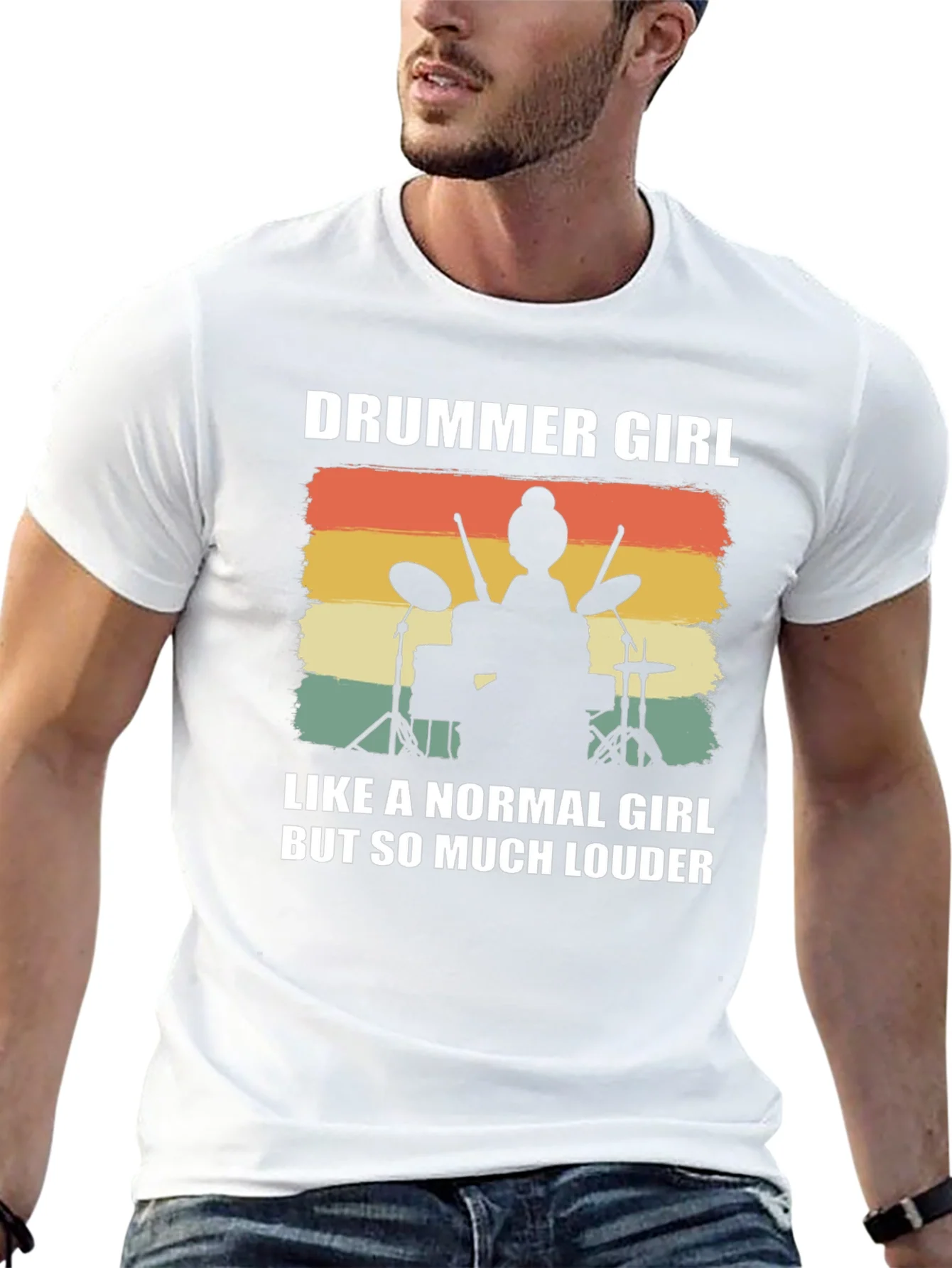 Drummer Girl T-Shirt - So Much Louder