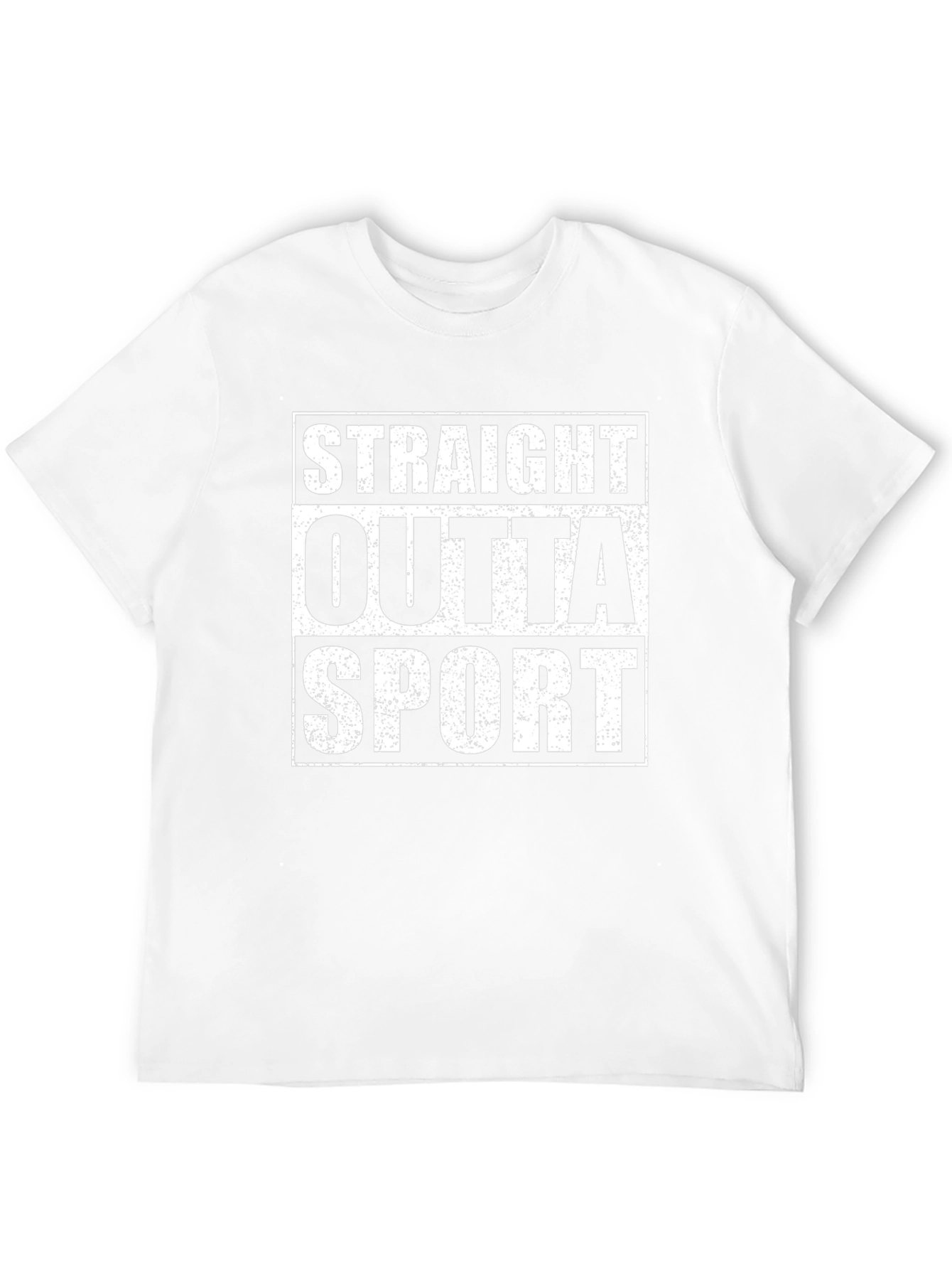 Straight Outta Sport Black Graphic Tee
