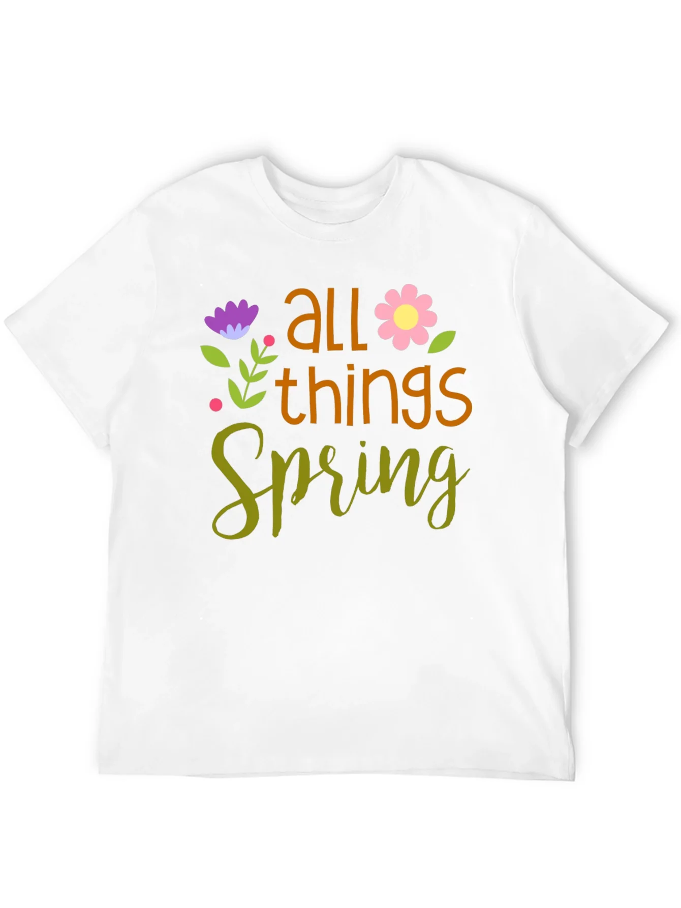 All Things Spring T-Shirt - Floral Design